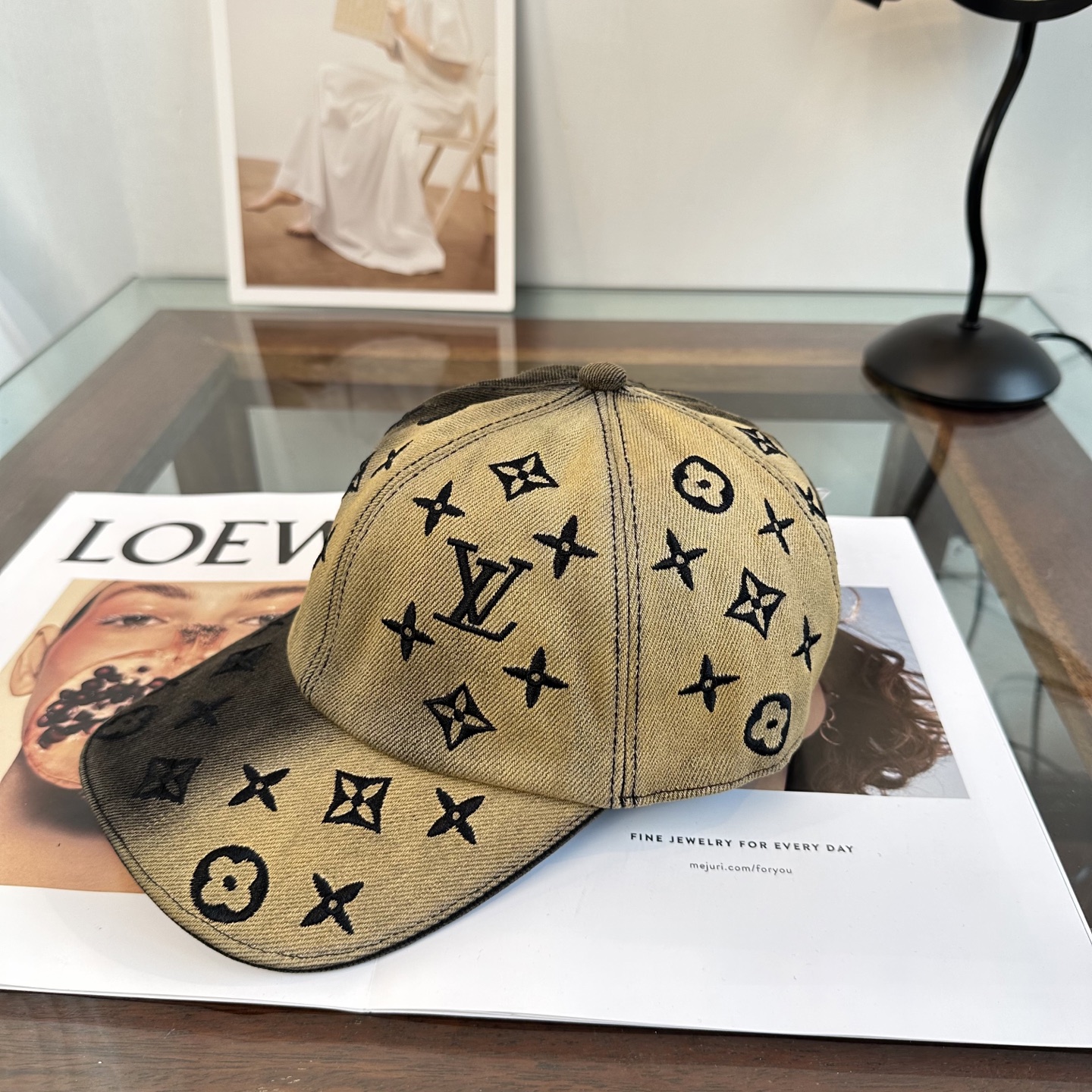 原单高版本 🧢路易威登棒球帽 LouisVuitton😍新款LV棒球帽，重工打造♥️高端大气，百搭款🤗男