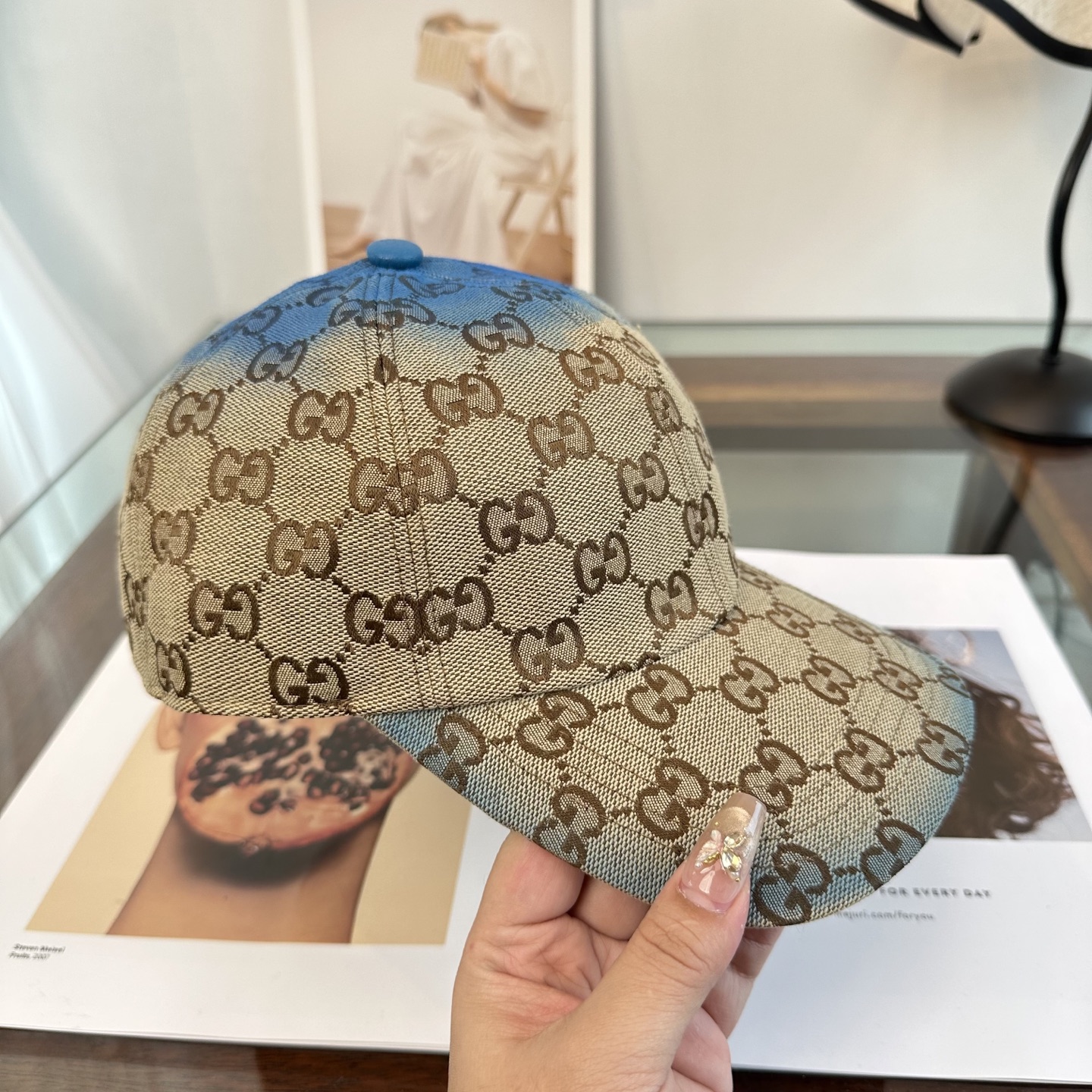 原单高版本🧢GUCCI古奇棒球帽 😍新款棒球帽，重工打造♥️高端大气，百搭款🤗男女通用！