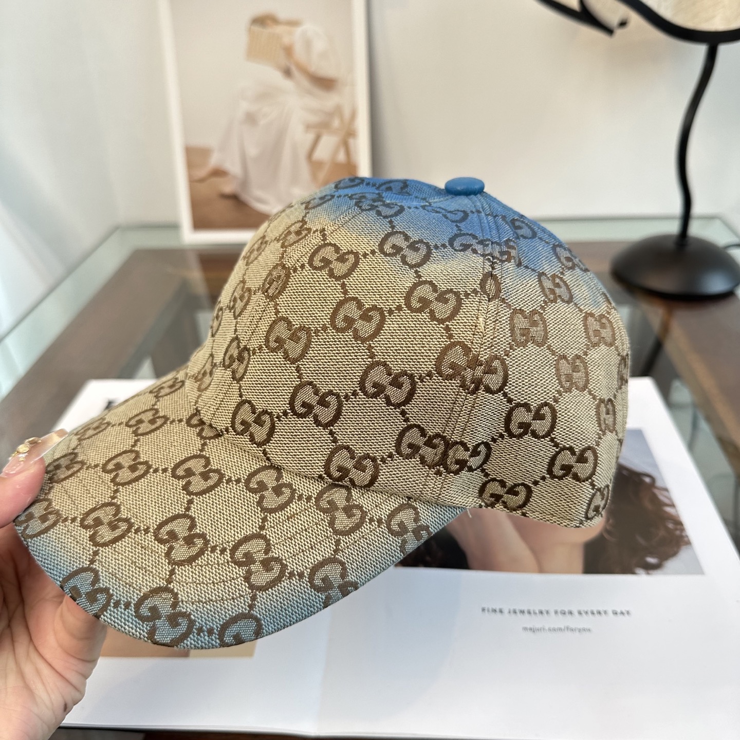 原单高版本🧢GUCCI古奇棒球帽 😍新款棒球帽，重工打造♥️高端大气，百搭款🤗男女通用！