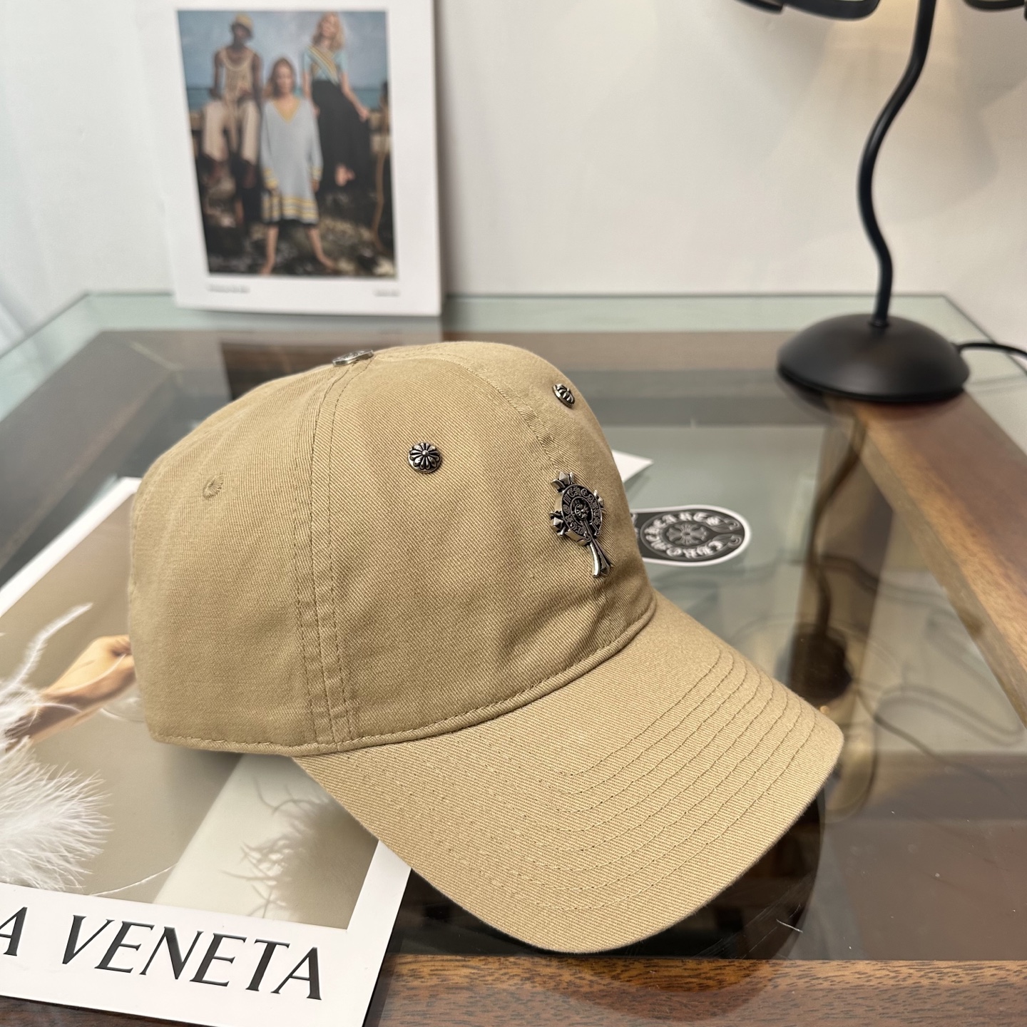 Chrome hearts 克罗心 新款十字架 高品质棒球帽，高端定制版！网红时尚博主同款！墙裂推荐！质