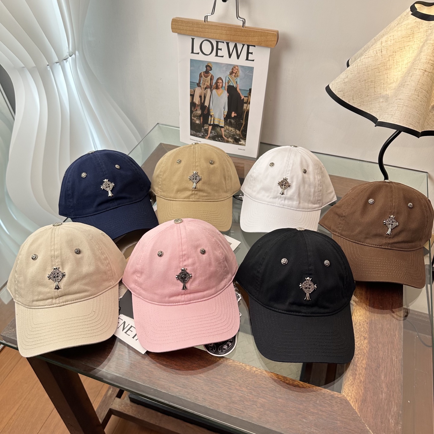 Chrome hearts 克罗心 新款十字架 高品质棒球帽，高端定制版！网红时尚博主同款！墙裂推荐！质