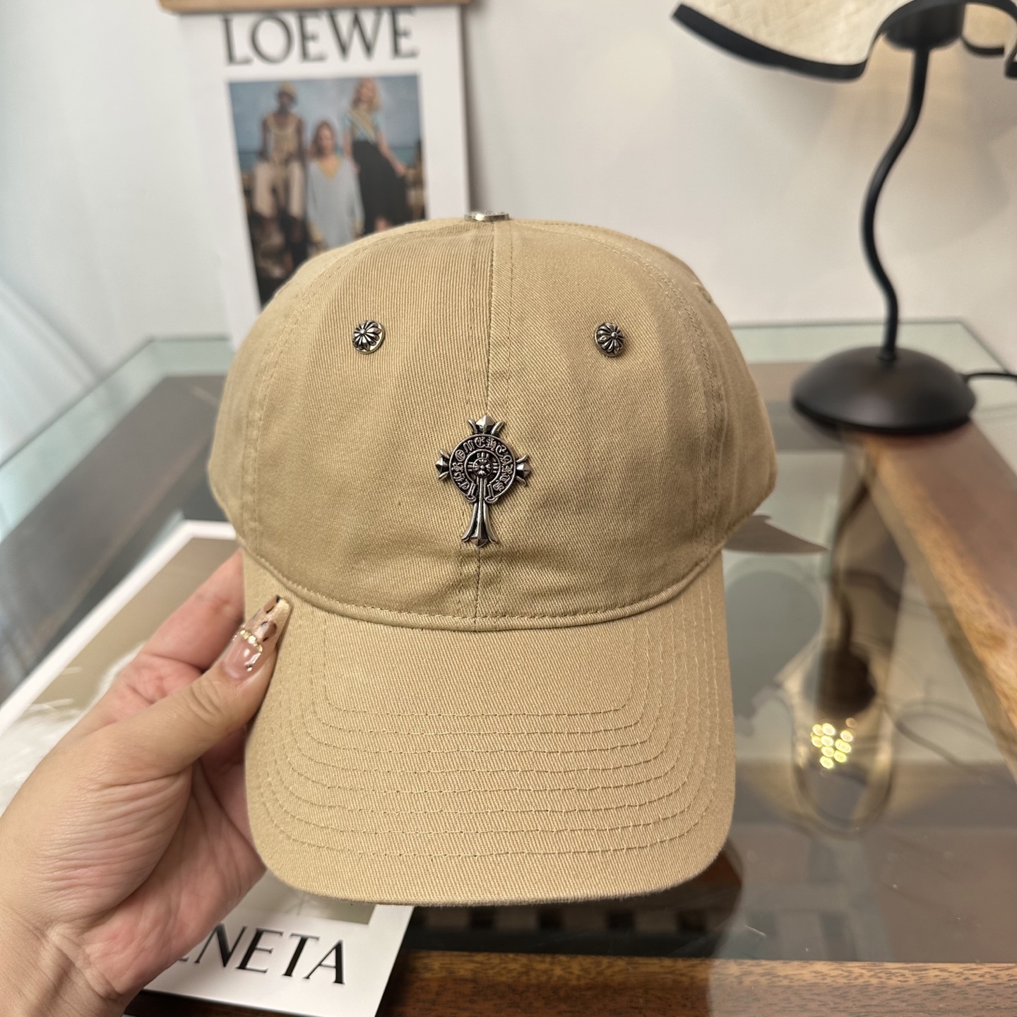Chrome hearts 克罗心 新款十字架 高品质棒球帽，高端定制版！网红时尚博主同款！墙裂推荐！质