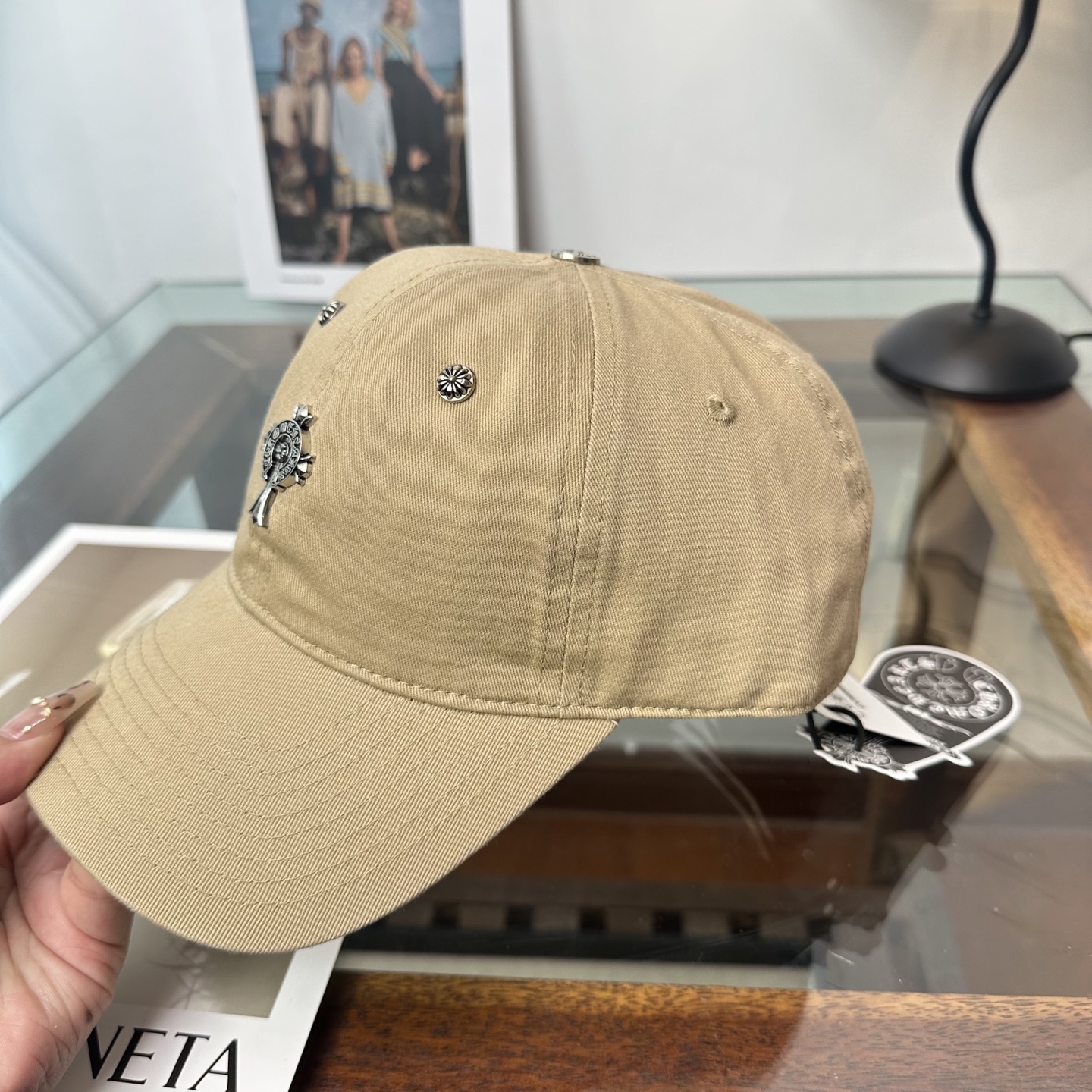 Chrome hearts 克罗心 新款十字架 高品质棒球帽，高端定制版！网红时尚博主同款！墙裂推荐！质