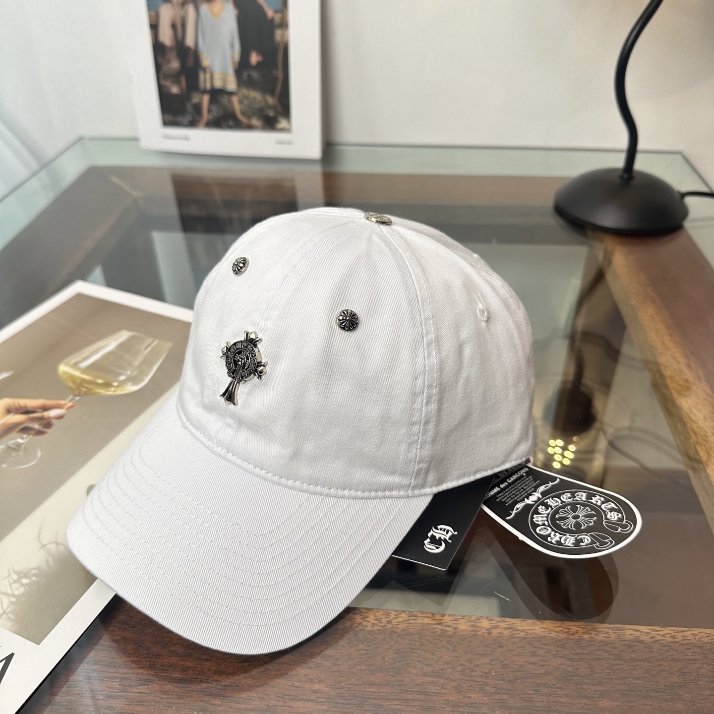 Chrome hearts 克罗心 新款十字架 高品质棒球帽，高端定制版！网红时尚博主同款！墙裂推荐！质