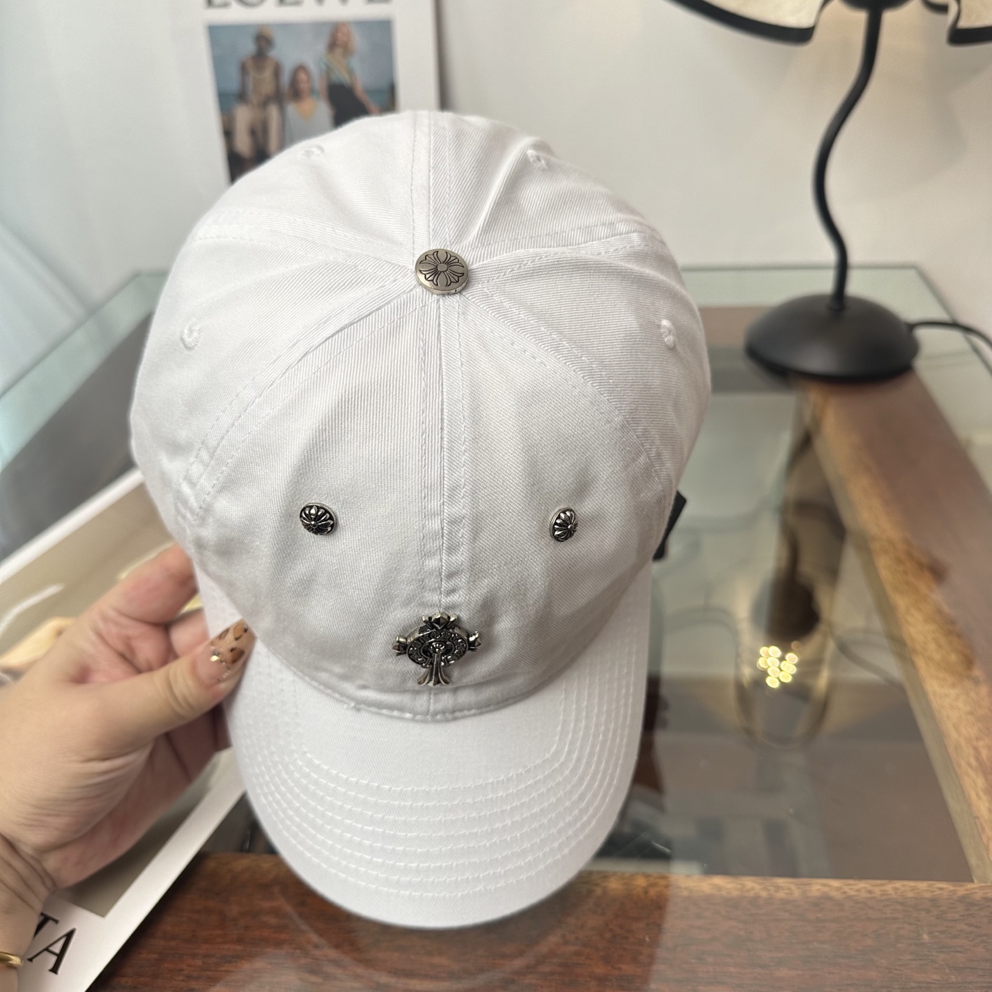 Chrome hearts 克罗心 新款十字架 高品质棒球帽，高端定制版！网红时尚博主同款！墙裂推荐！质