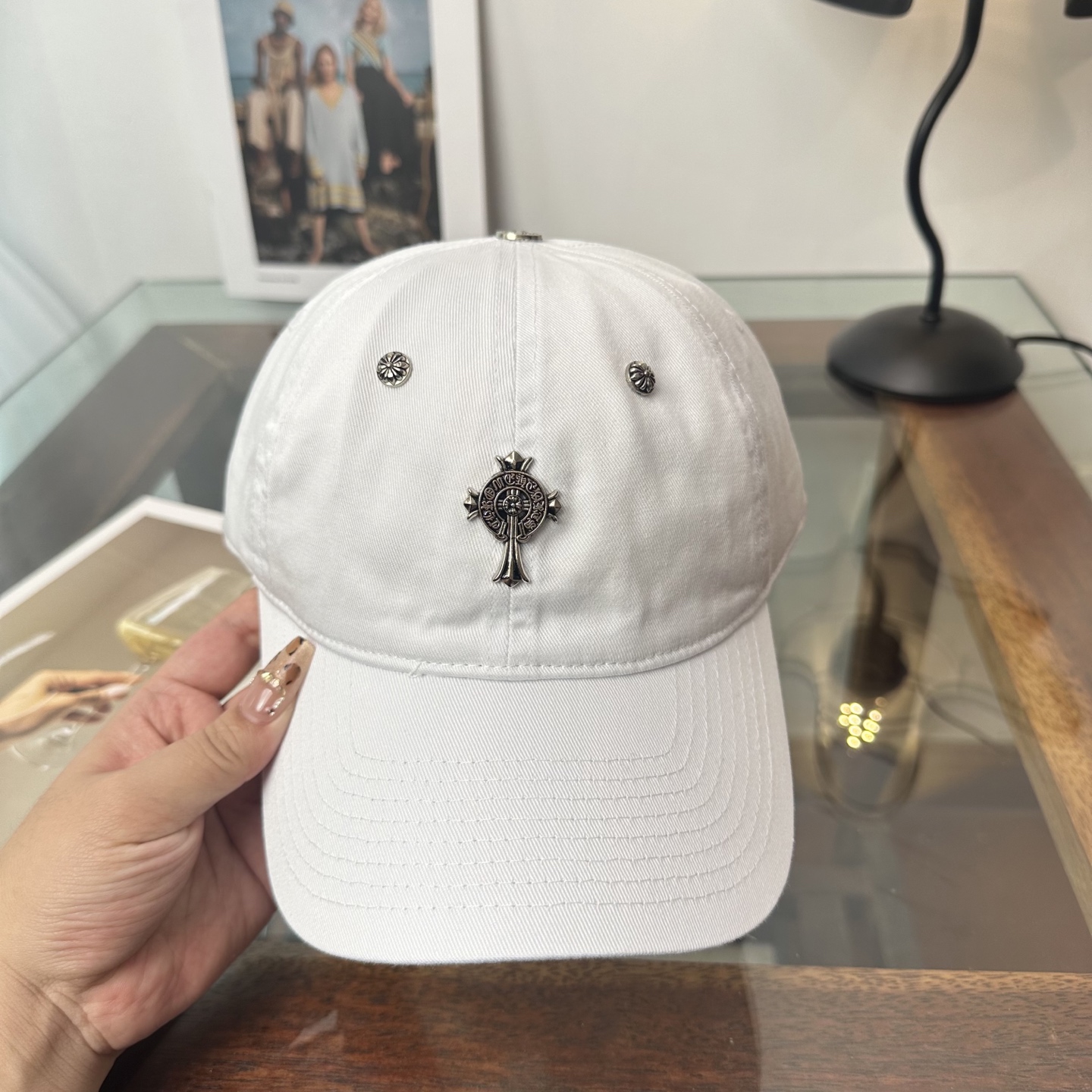 Chrome hearts 克罗心 新款十字架 高品质棒球帽，高端定制版！网红时尚博主同款！墙裂推荐！质