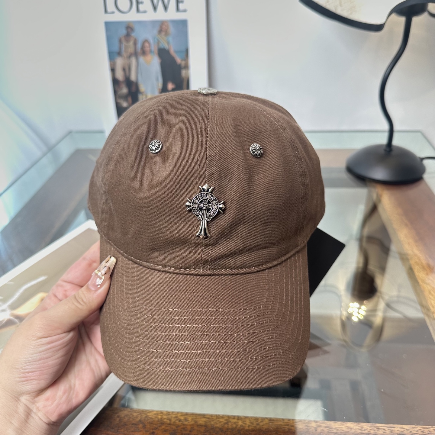 Chrome hearts 克罗心 新款十字架 高品质棒球帽，高端定制版！网红时尚博主同款！墙裂推荐！质