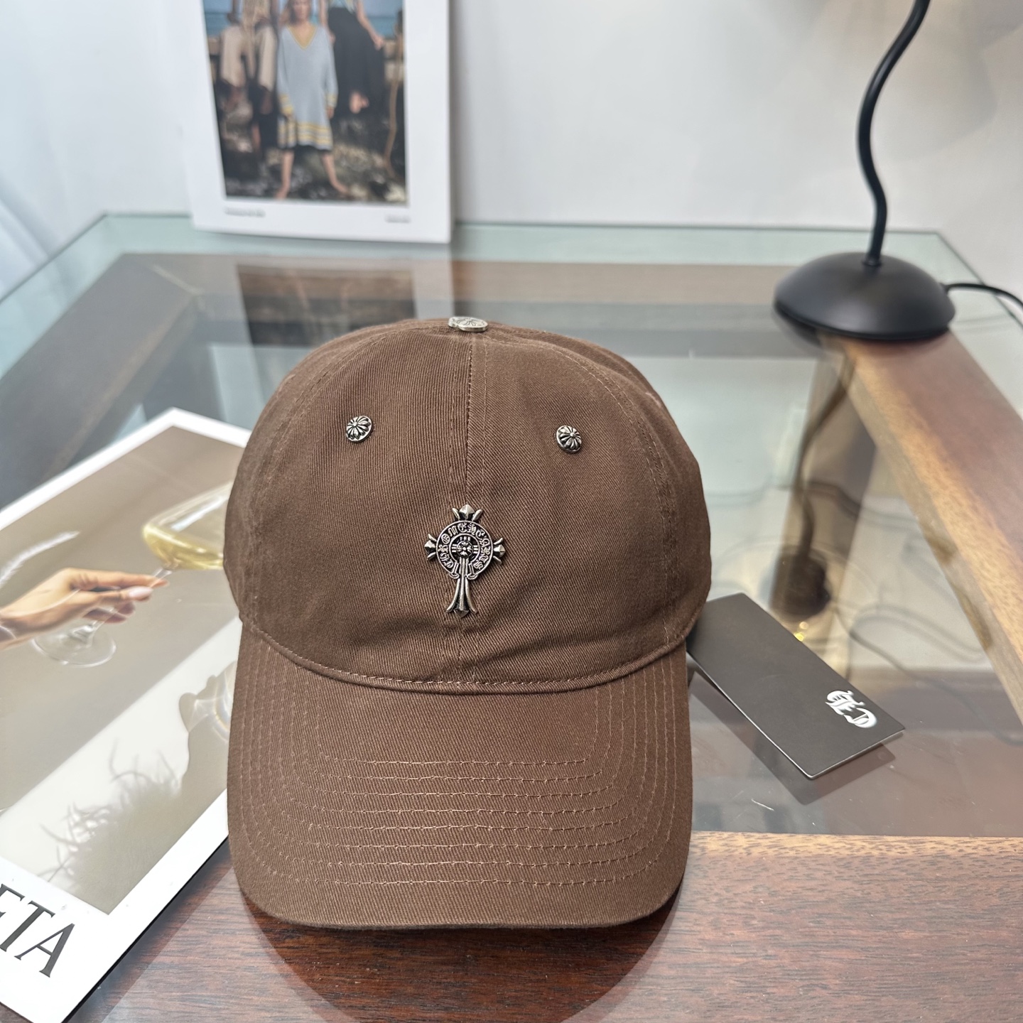 Chrome hearts 克罗心 新款十字架 高品质棒球帽，高端定制版！网红时尚博主同款！墙裂推荐！质