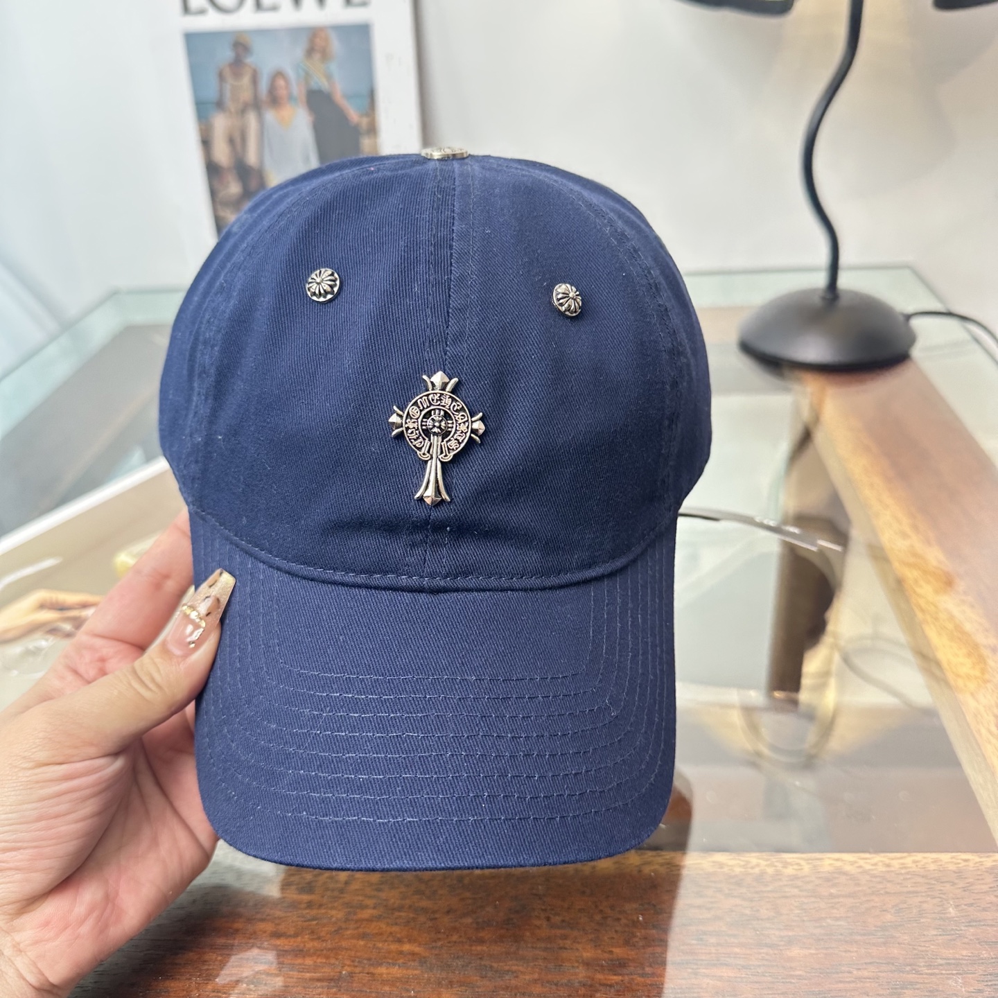 Chrome hearts 克罗心 新款十字架 高品质棒球帽，高端定制版！网红时尚博主同款！墙裂推荐！质