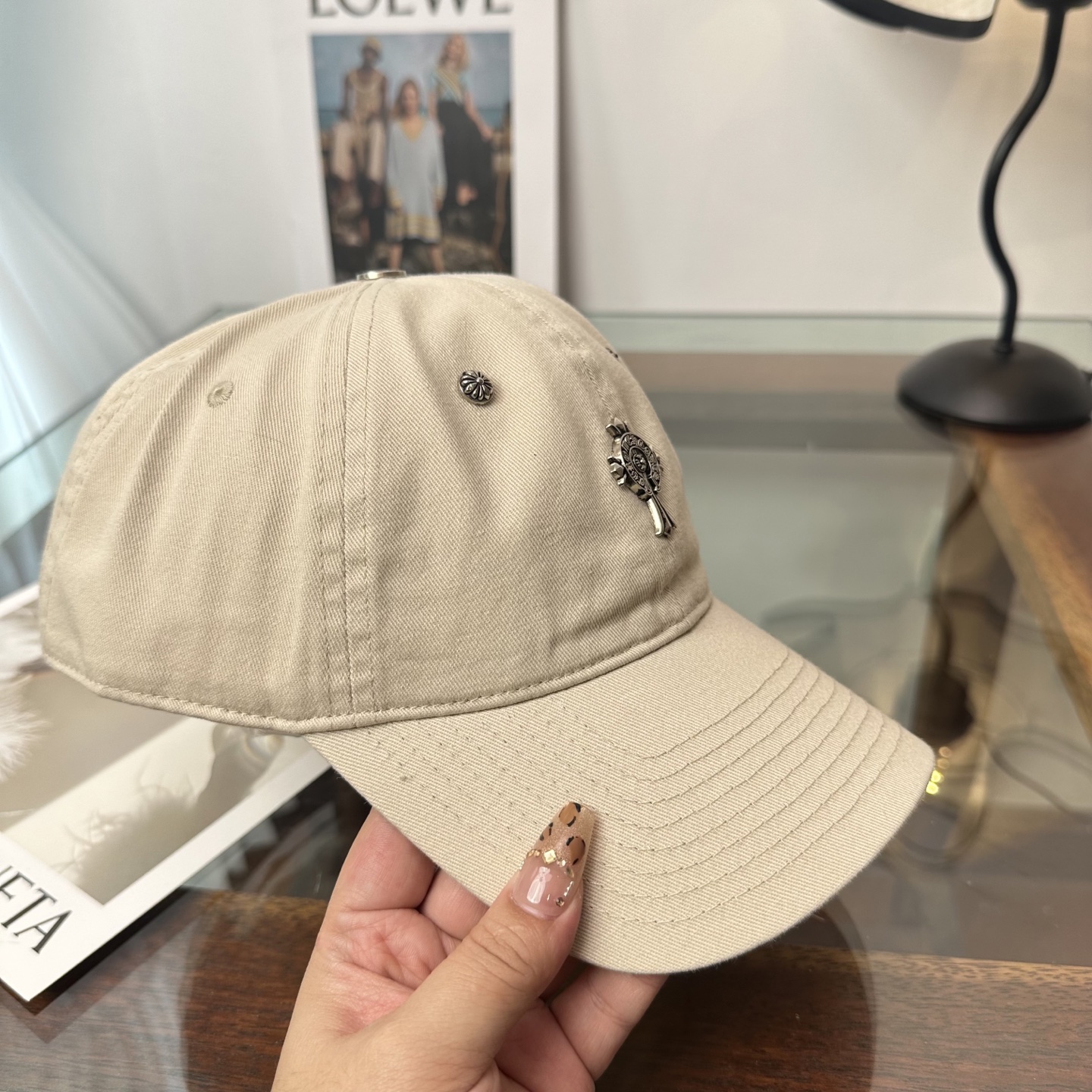 Chrome hearts 克罗心 新款十字架 高品质棒球帽，高端定制版！网红时尚博主同款！墙裂推荐！质