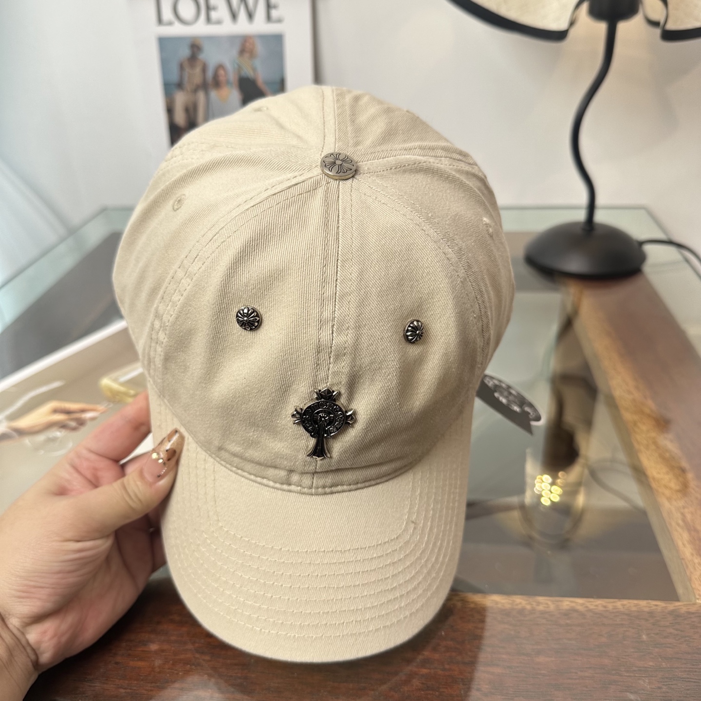 Chrome hearts 克罗心 新款十字架 高品质棒球帽，高端定制版！网红时尚博主同款！墙裂推荐！质