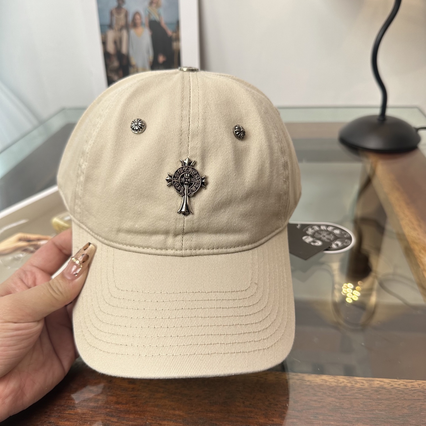 Chrome hearts 克罗心 新款十字架 高品质棒球帽，高端定制版！网红时尚博主同款！墙裂推荐！质
