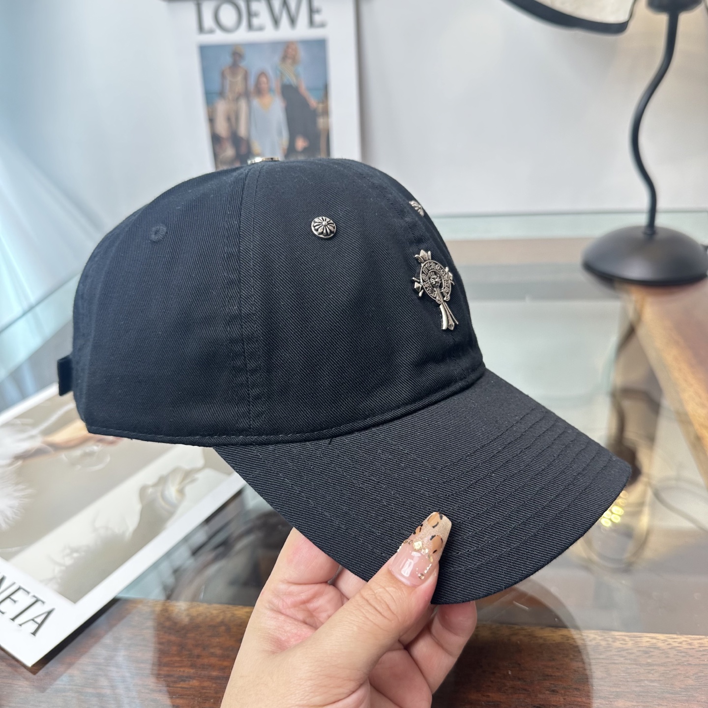 Chrome hearts 克罗心 新款十字架 高品质棒球帽，高端定制版！网红时尚博主同款！墙裂推荐！质