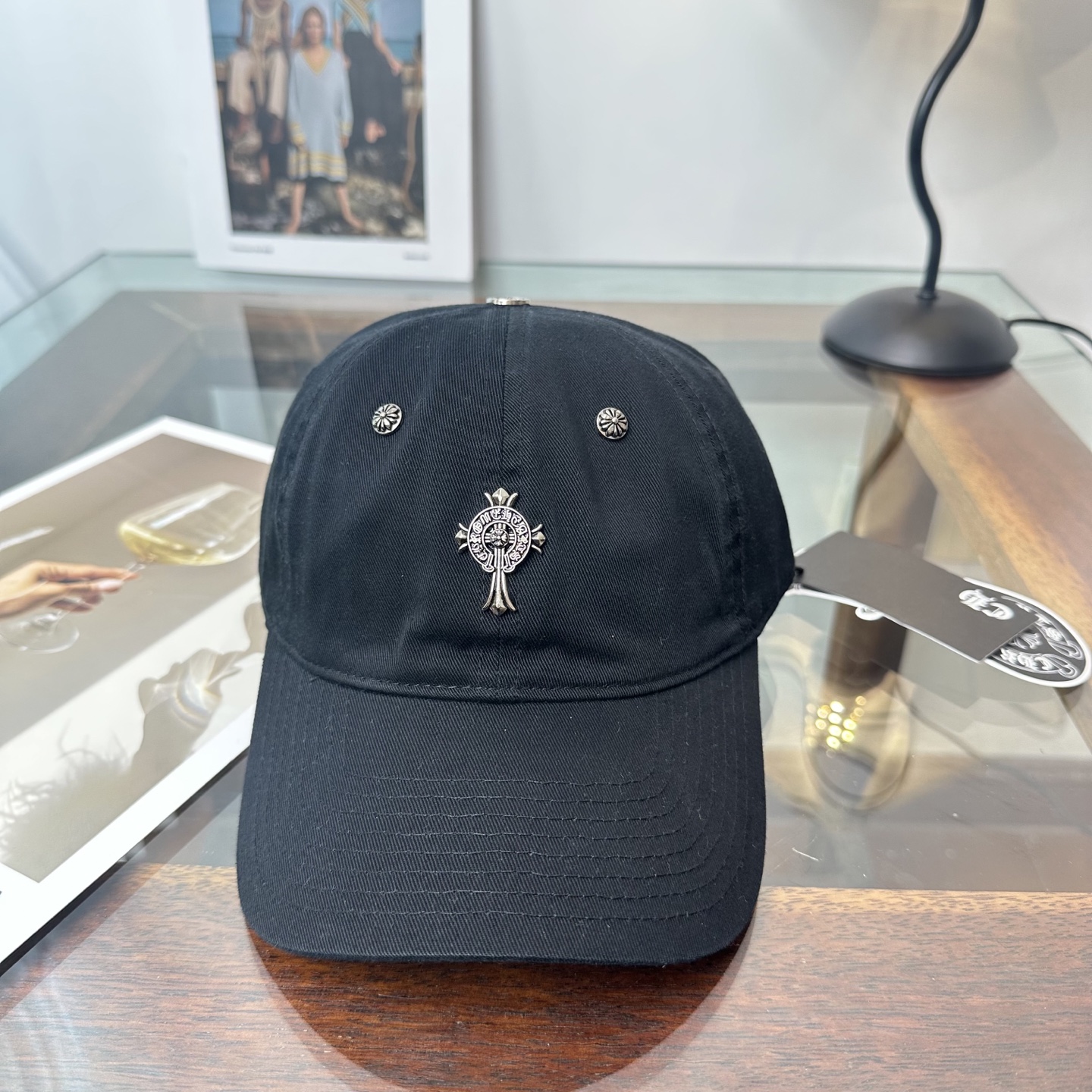Chrome hearts 克罗心 新款十字架 高品质棒球帽，高端定制版！网红时尚博主同款！墙裂推荐！质