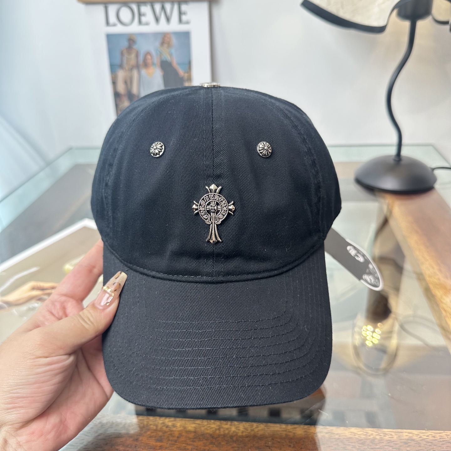 Chrome hearts 克罗心 新款十字架 高品质棒球帽，高端定制版！网红时尚博主同款！墙裂推荐！质