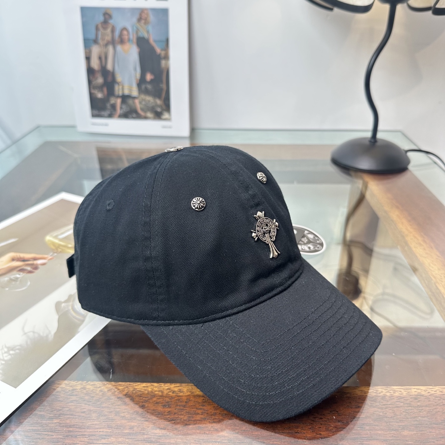Chrome hearts 克罗心 新款十字架 高品质棒球帽，高端定制版！网红时尚博主同款！墙裂推荐！质