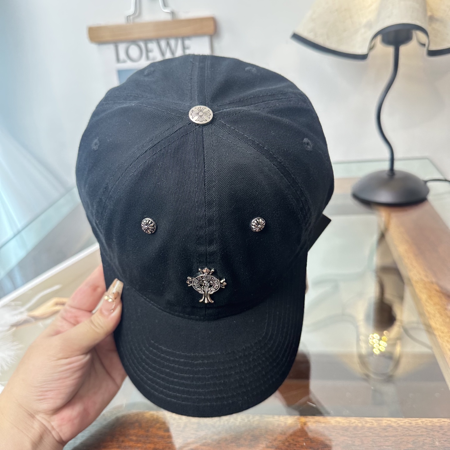 Chrome hearts 克罗心 新款十字架 高品质棒球帽，高端定制版！网红时尚博主同款！墙裂推荐！质