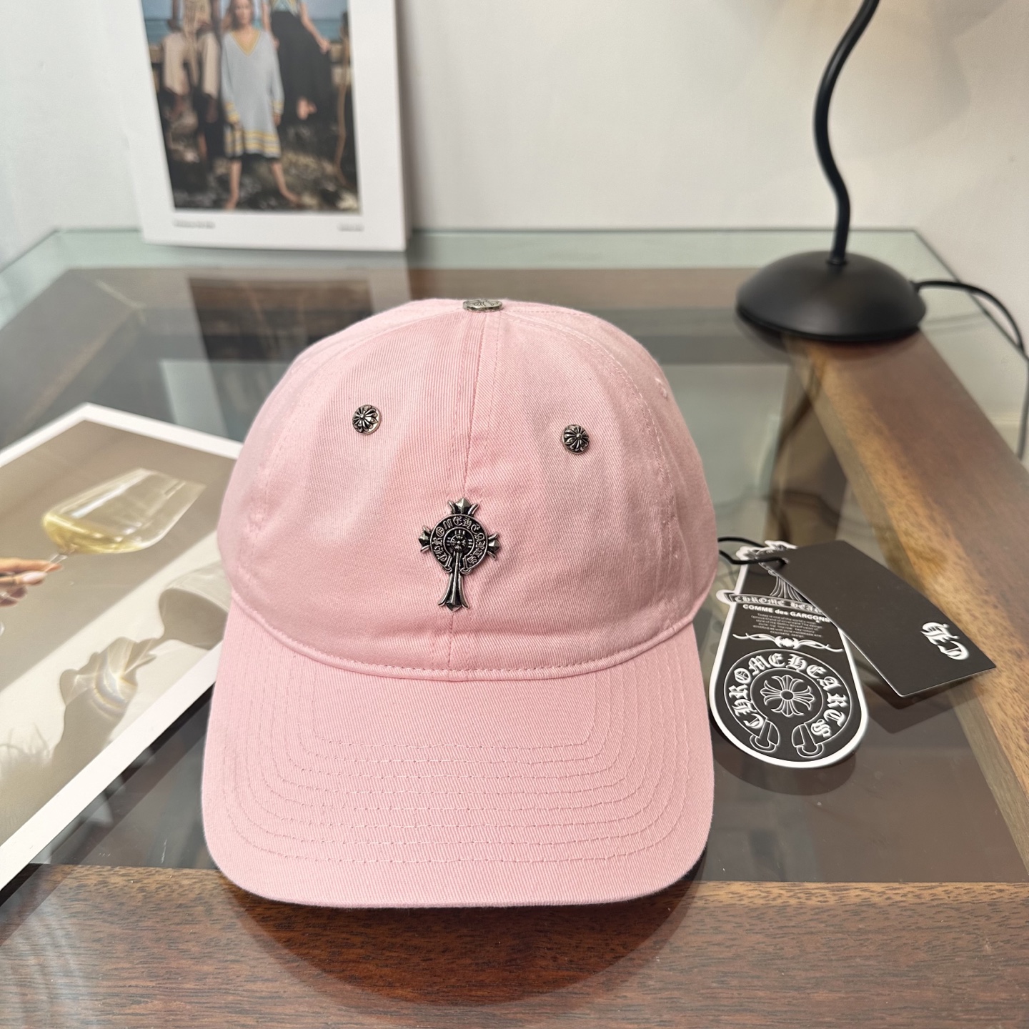 Chrome hearts 克罗心 新款十字架 高品质棒球帽，高端定制版！网红时尚博主同款！墙裂推荐！质