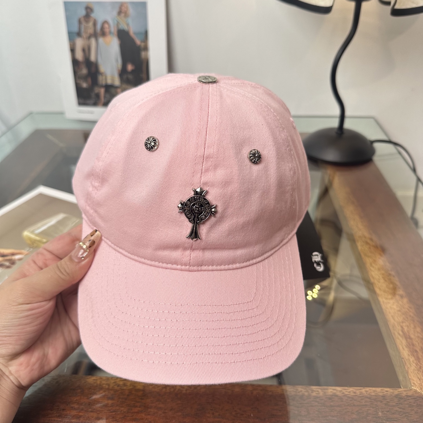 Chrome hearts 克罗心 新款十字架 高品质棒球帽，高端定制版！网红时尚博主同款！墙裂推荐！质