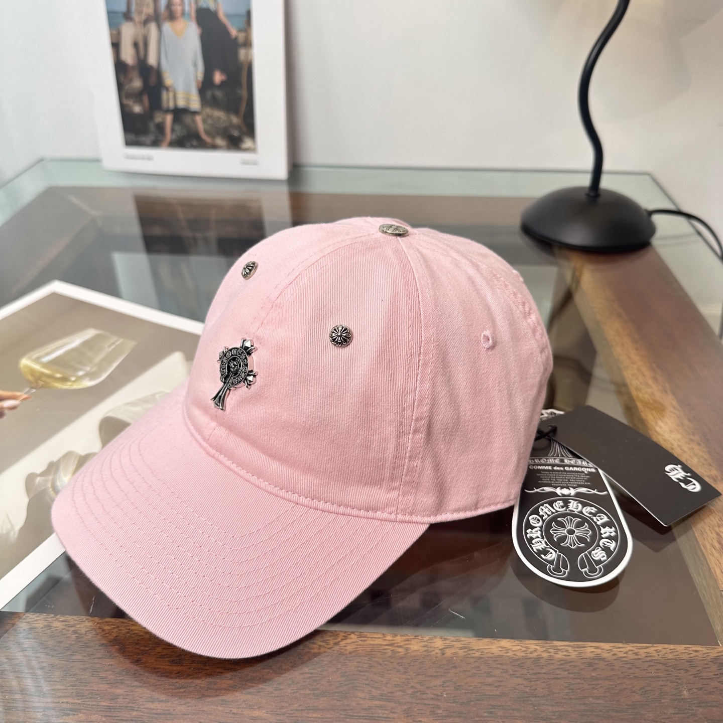 Chrome hearts 克罗心 新款十字架 高品质棒球帽，高端定制版！网红时尚博主同款！墙裂推荐！质