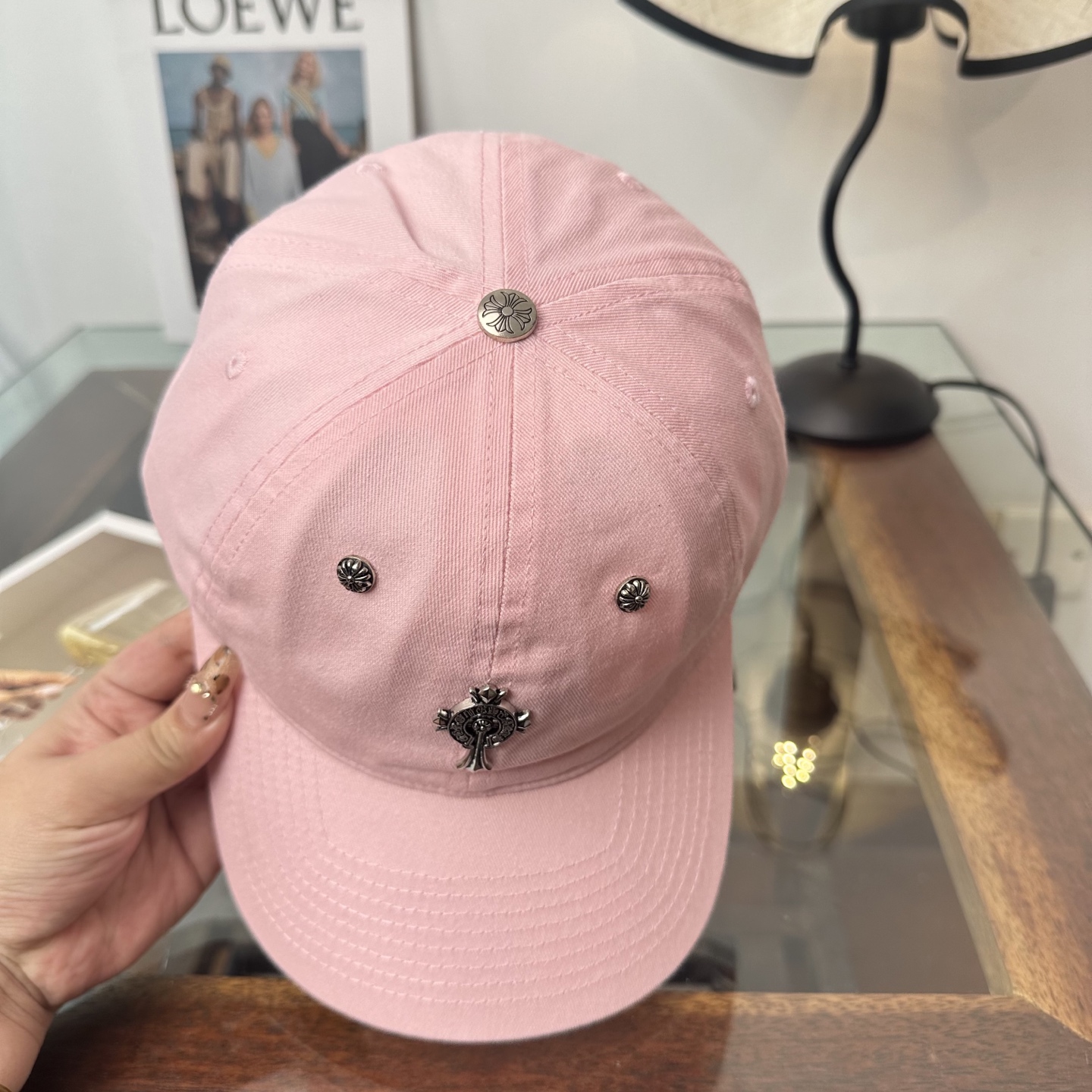 Chrome hearts 克罗心 新款十字架 高品质棒球帽，高端定制版！网红时尚博主同款！墙裂推荐！质