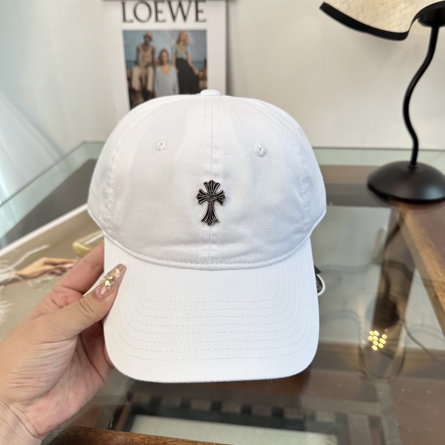 Chrome hearts 克罗心 新款十字架 高品质棒球帽，高端定制版！网红时尚博主同款！墙裂推荐！质