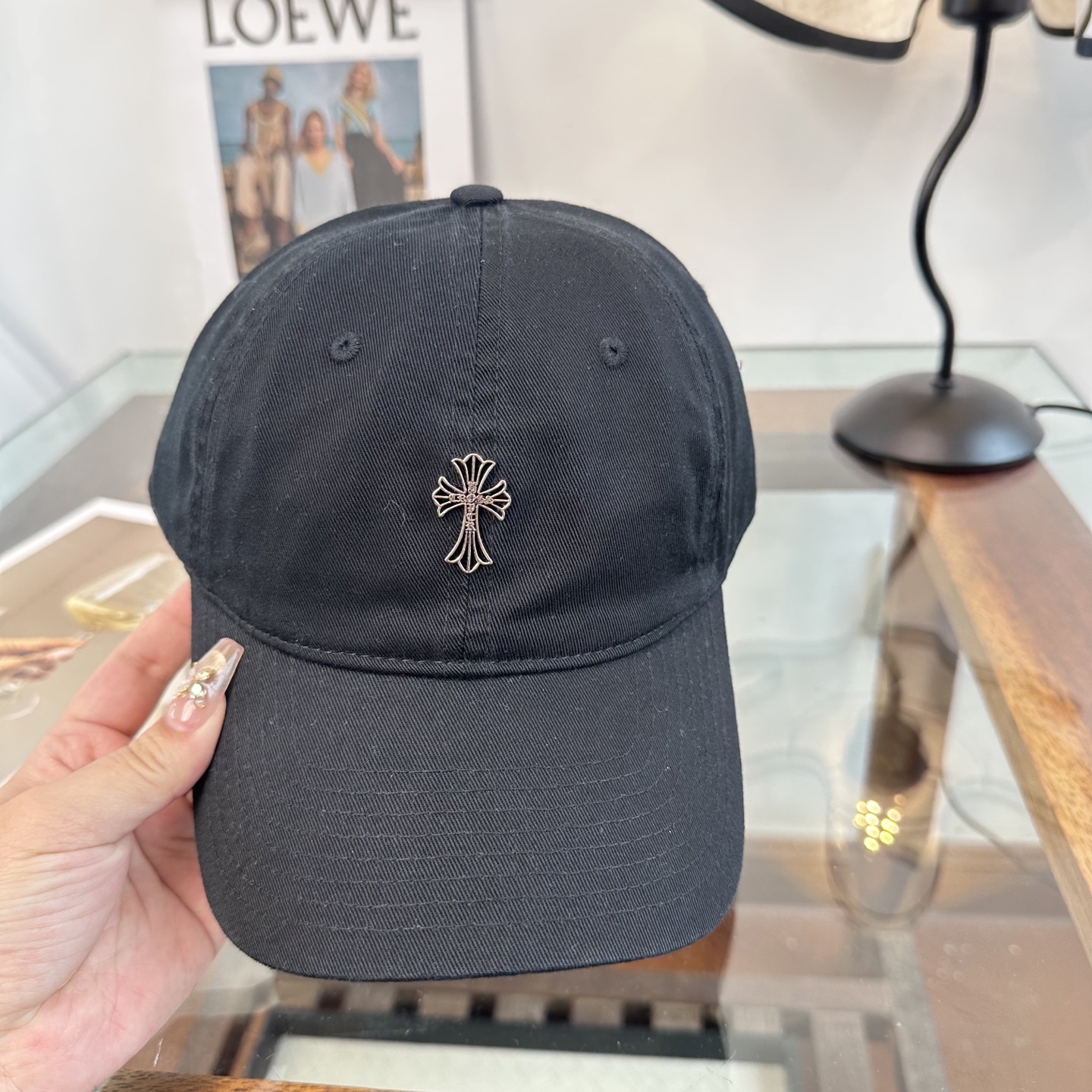 Chrome hearts 克罗心 新款十字架 高品质棒球帽，高端定制版！网红时尚博主同款！墙裂推荐！质