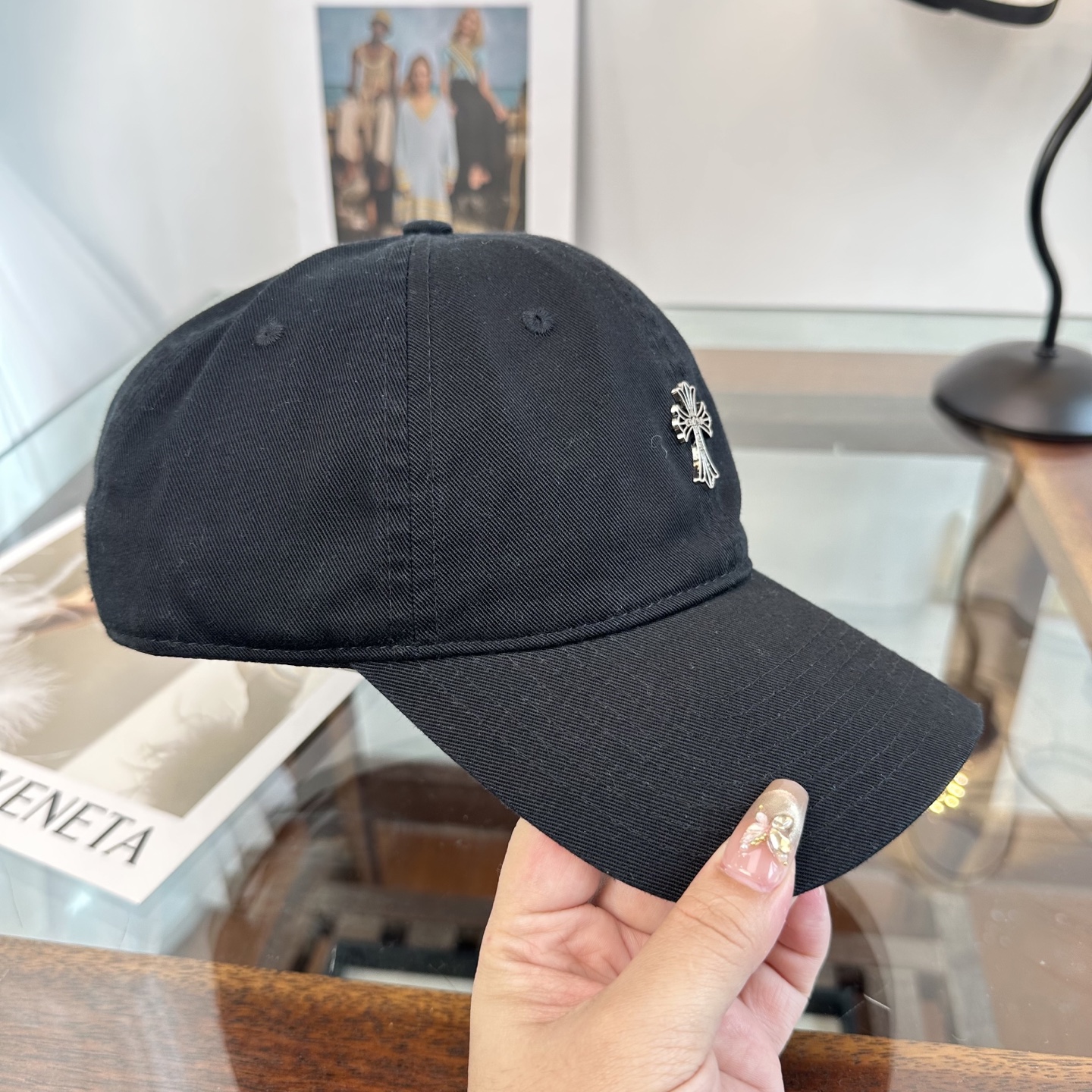 Chrome hearts 克罗心 新款十字架 高品质棒球帽，高端定制版！网红时尚博主同款！墙裂推荐！质