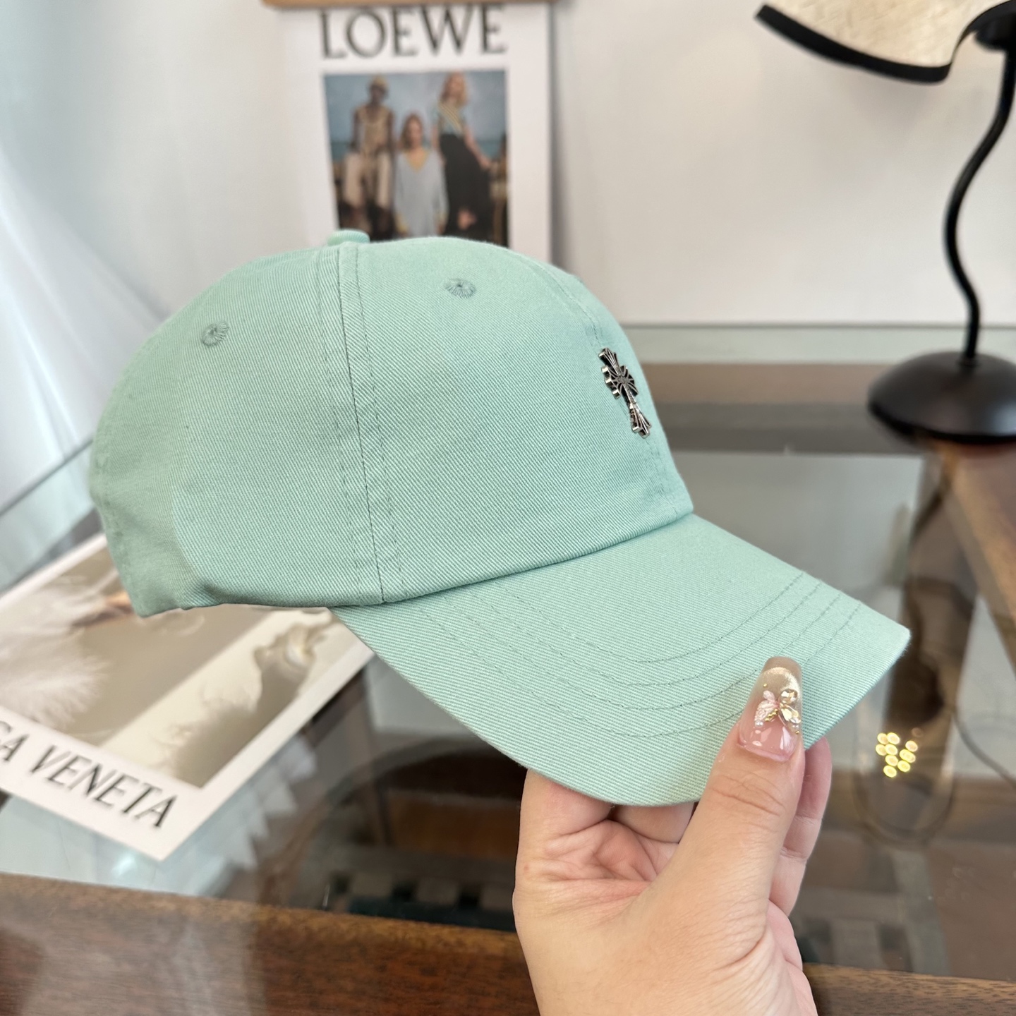 Chrome hearts 克罗心 新款十字架 高品质棒球帽，高端定制版！网红时尚博主同款！墙裂推荐！质