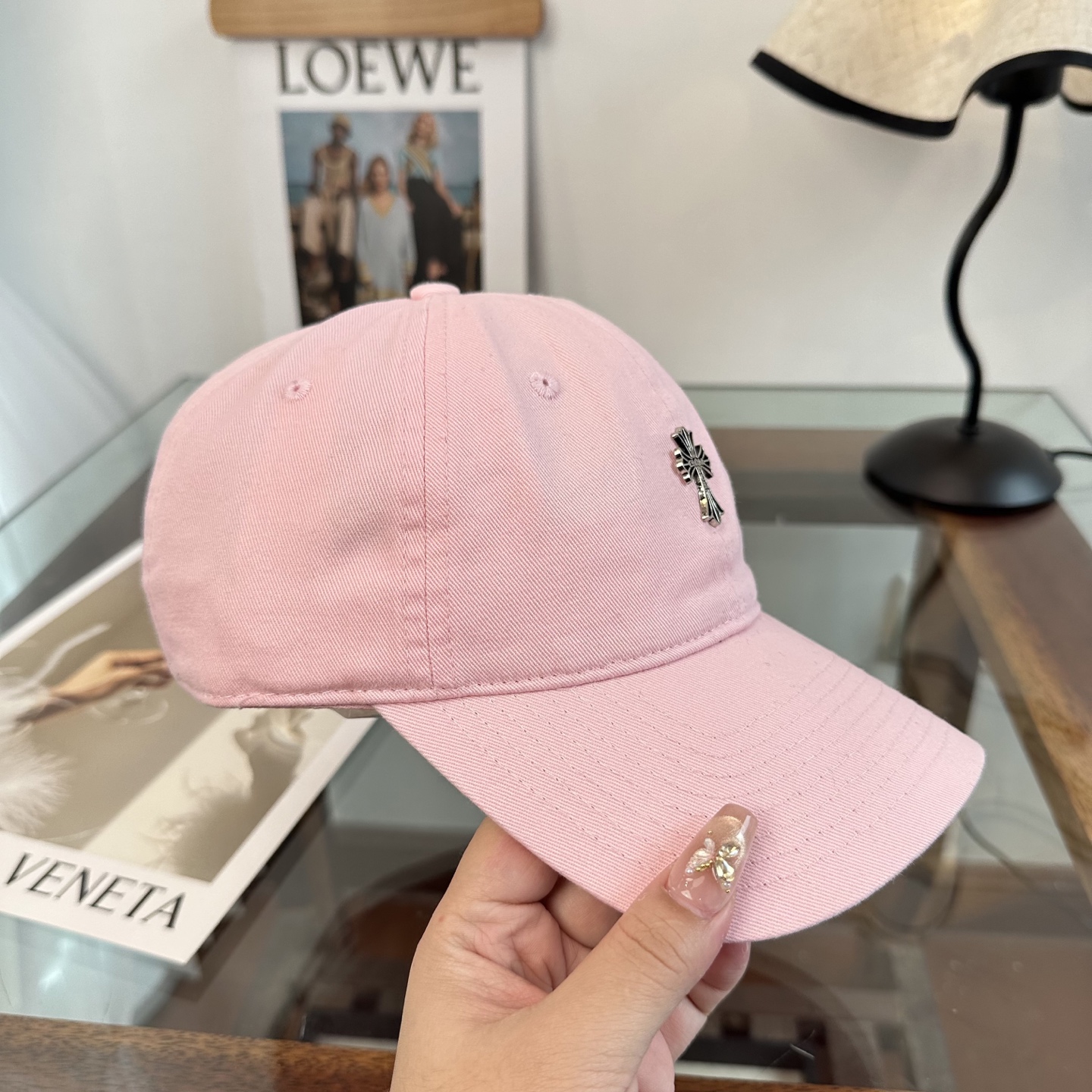 Chrome hearts 克罗心 新款十字架 高品质棒球帽，高端定制版！网红时尚博主同款！墙裂推荐！质