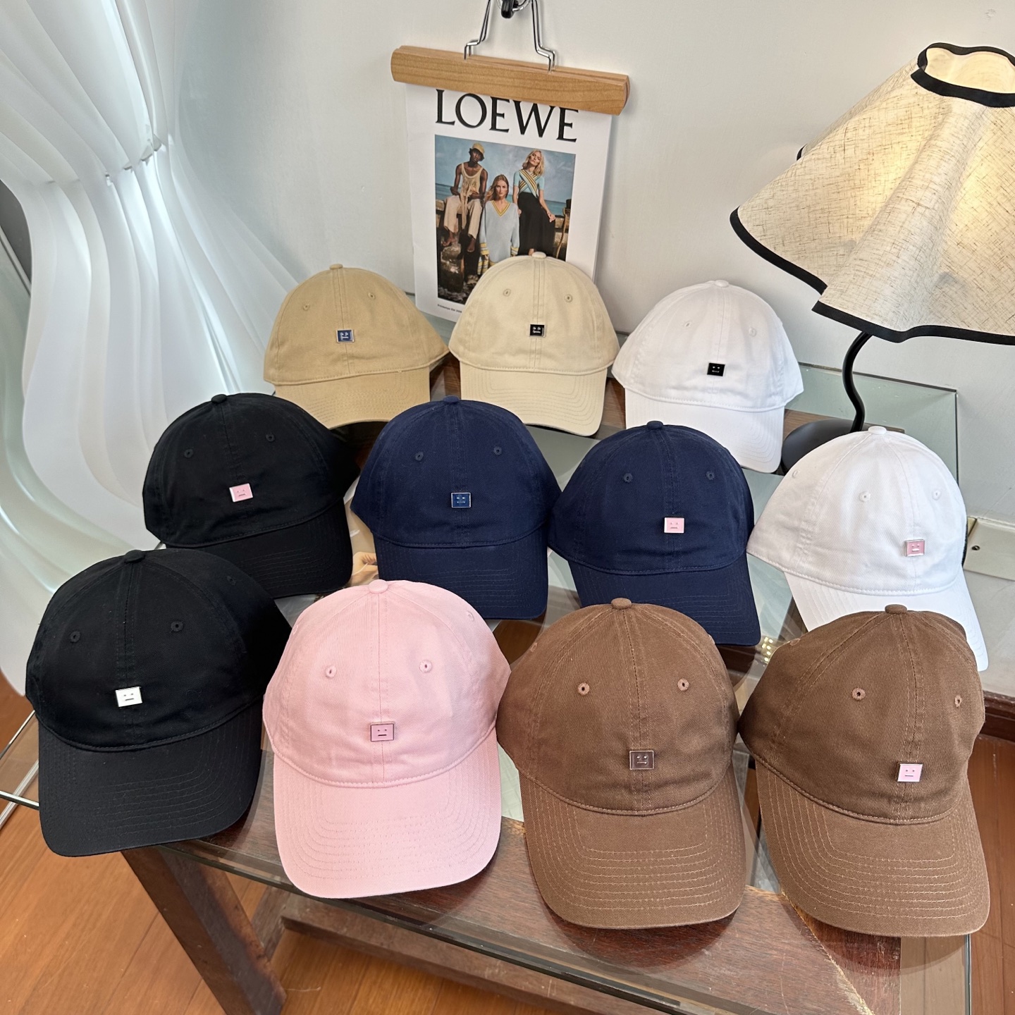 ACNE潮人至爱 复线高街字母棒球帽高品质定制凸字工艺 简约帅气~男女同款超酷时尚街头风 帽型极好