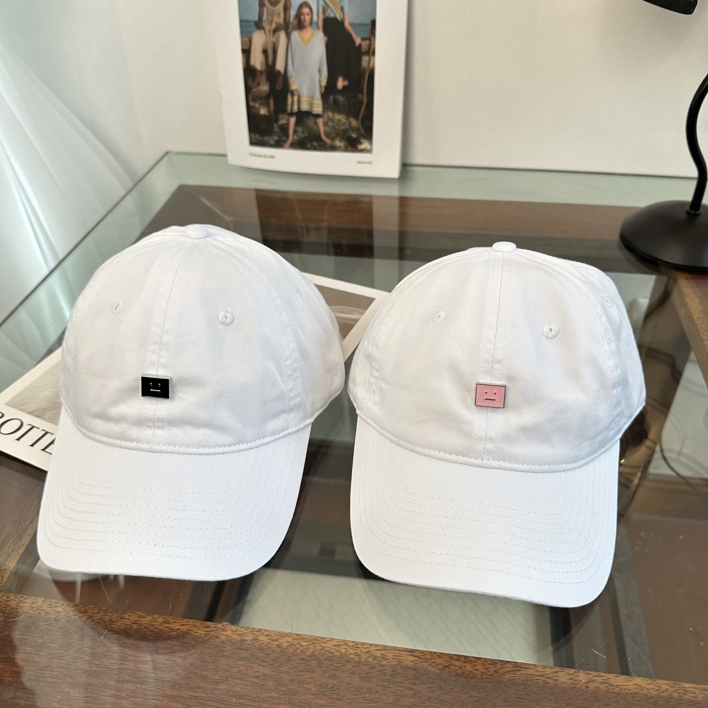 ACNE潮人至爱 复线高街字母棒球帽高品质定制凸字工艺 简约帅气~男女同款超酷时尚街头风 帽型极好