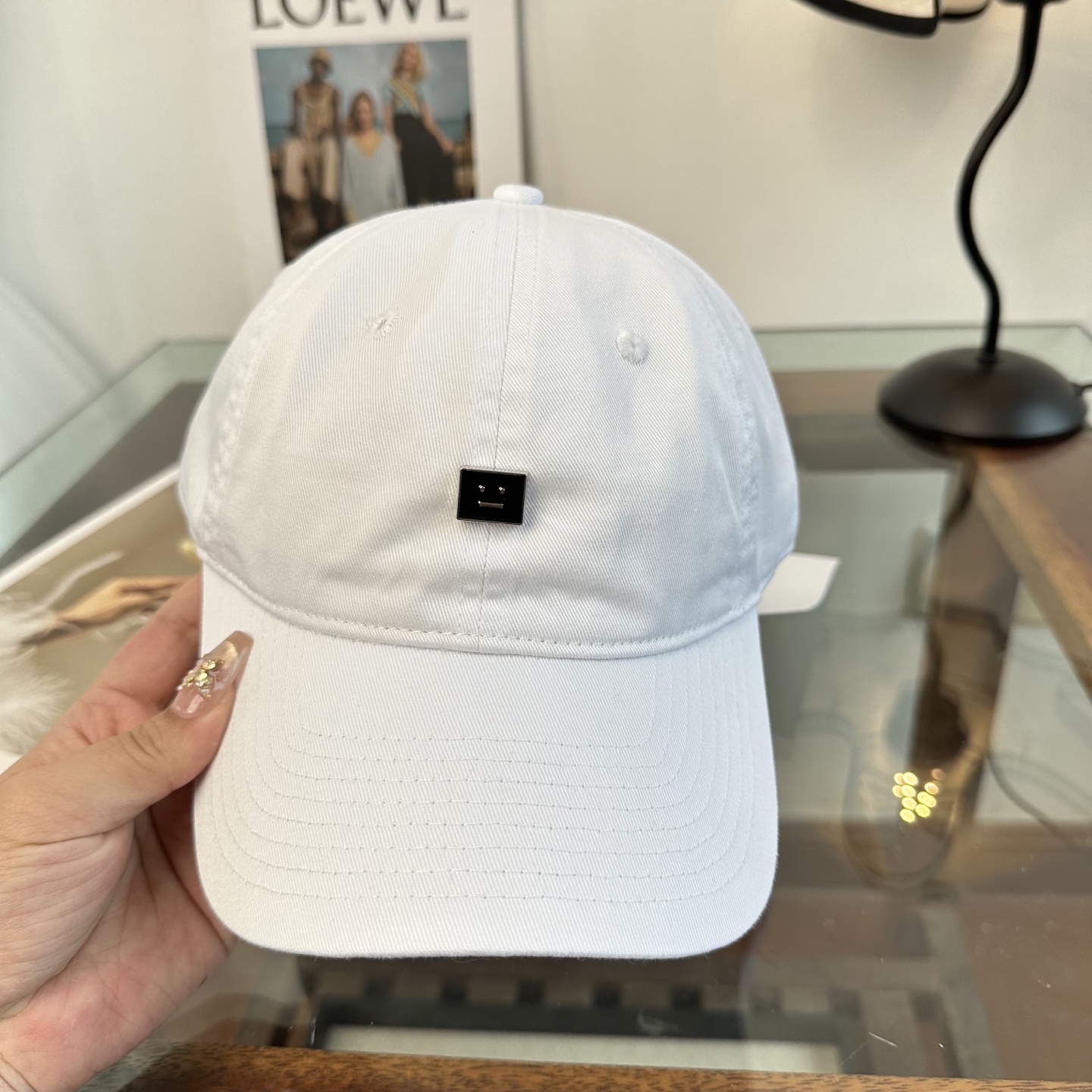 ACNE潮人至爱 复线高街字母棒球帽高品质定制凸字工艺 简约帅气~男女同款超酷时尚街头风 帽型极好