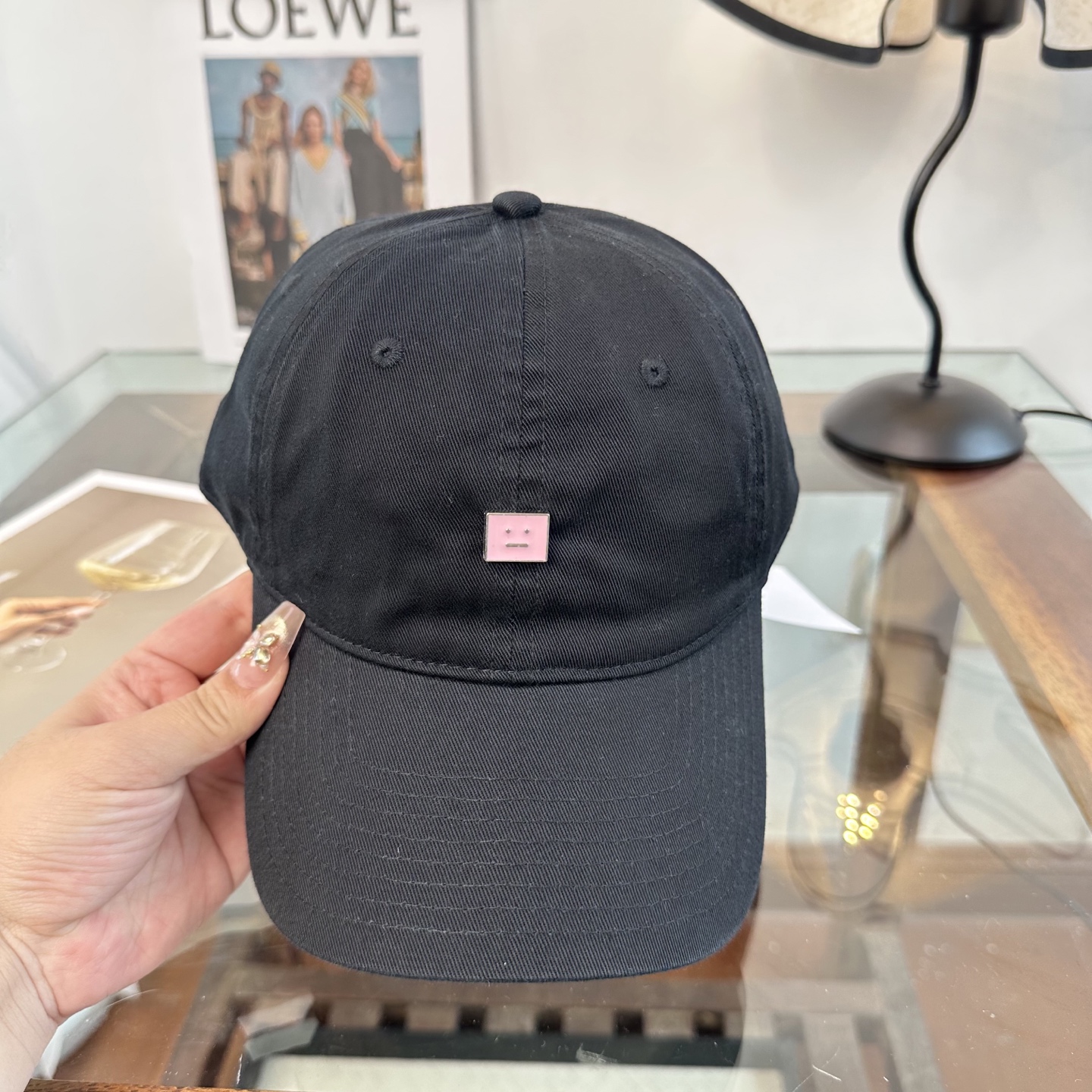 ACNE潮人至爱 复线高街字母棒球帽高品质定制凸字工艺 简约帅气~男女同款超酷时尚街头风 帽型极好