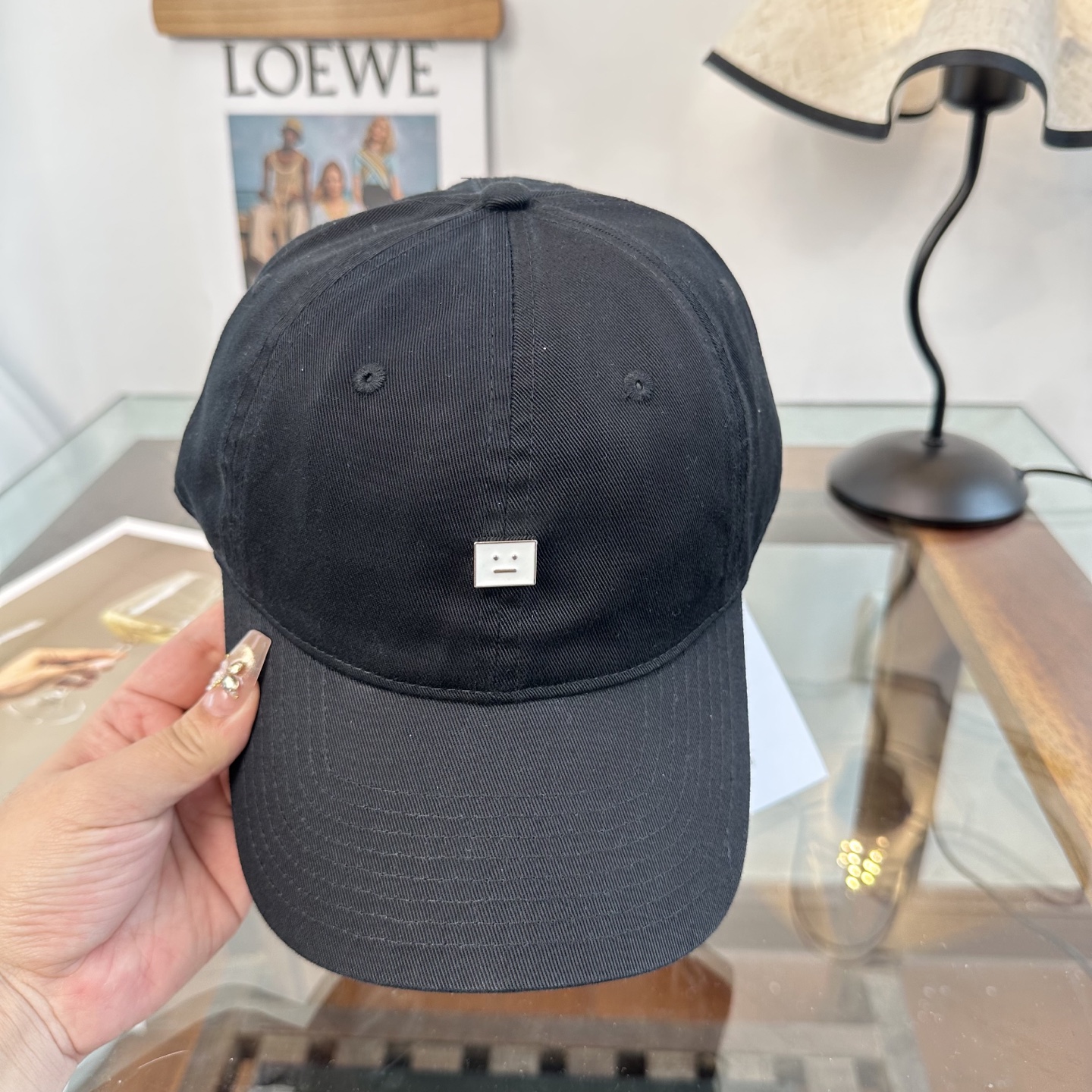 ACNE潮人至爱 复线高街字母棒球帽高品质定制凸字工艺 简约帅气~男女同款超酷时尚街头风 帽型极好