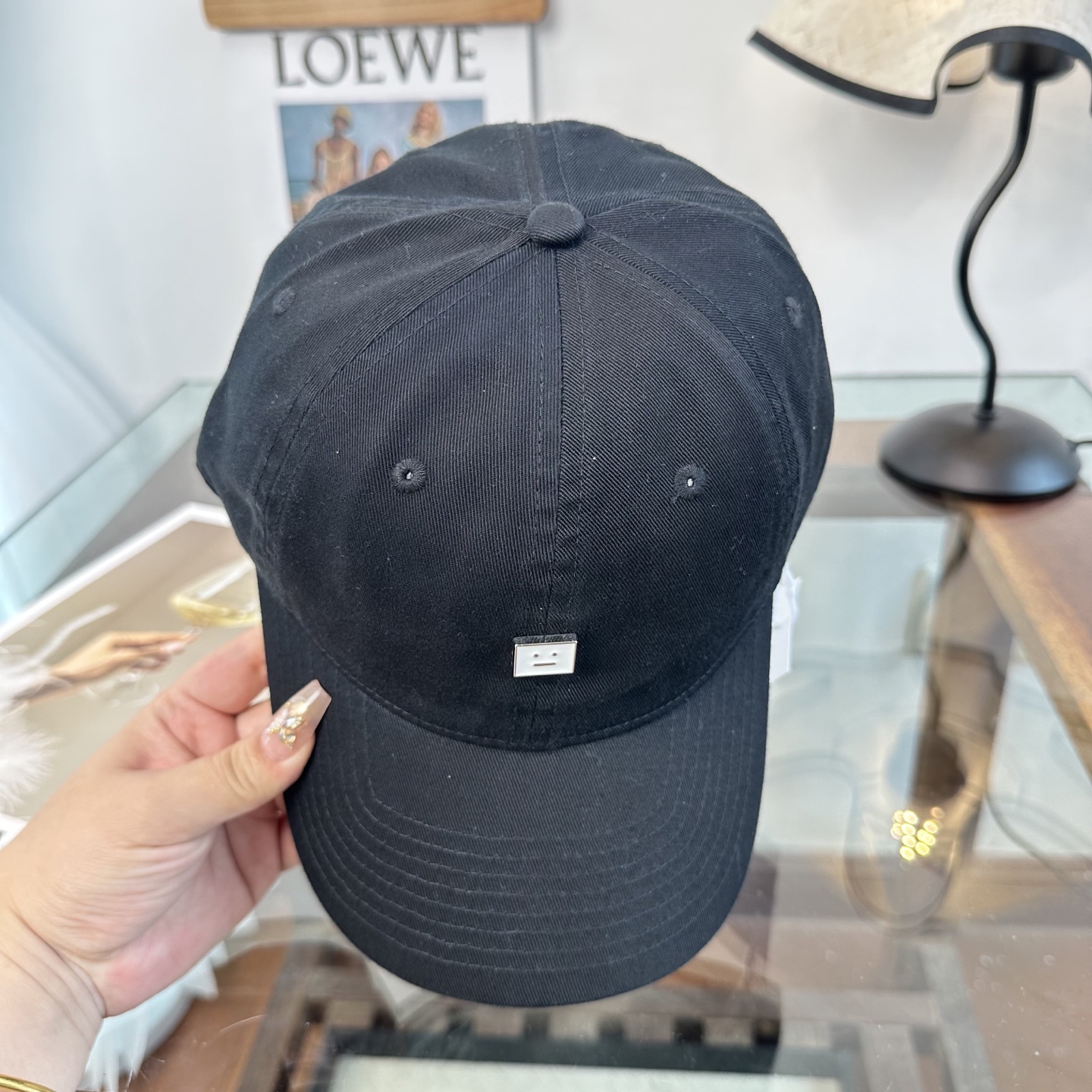 ACNE潮人至爱 复线高街字母棒球帽高品质定制凸字工艺 简约帅气~男女同款超酷时尚街头风 帽型极好