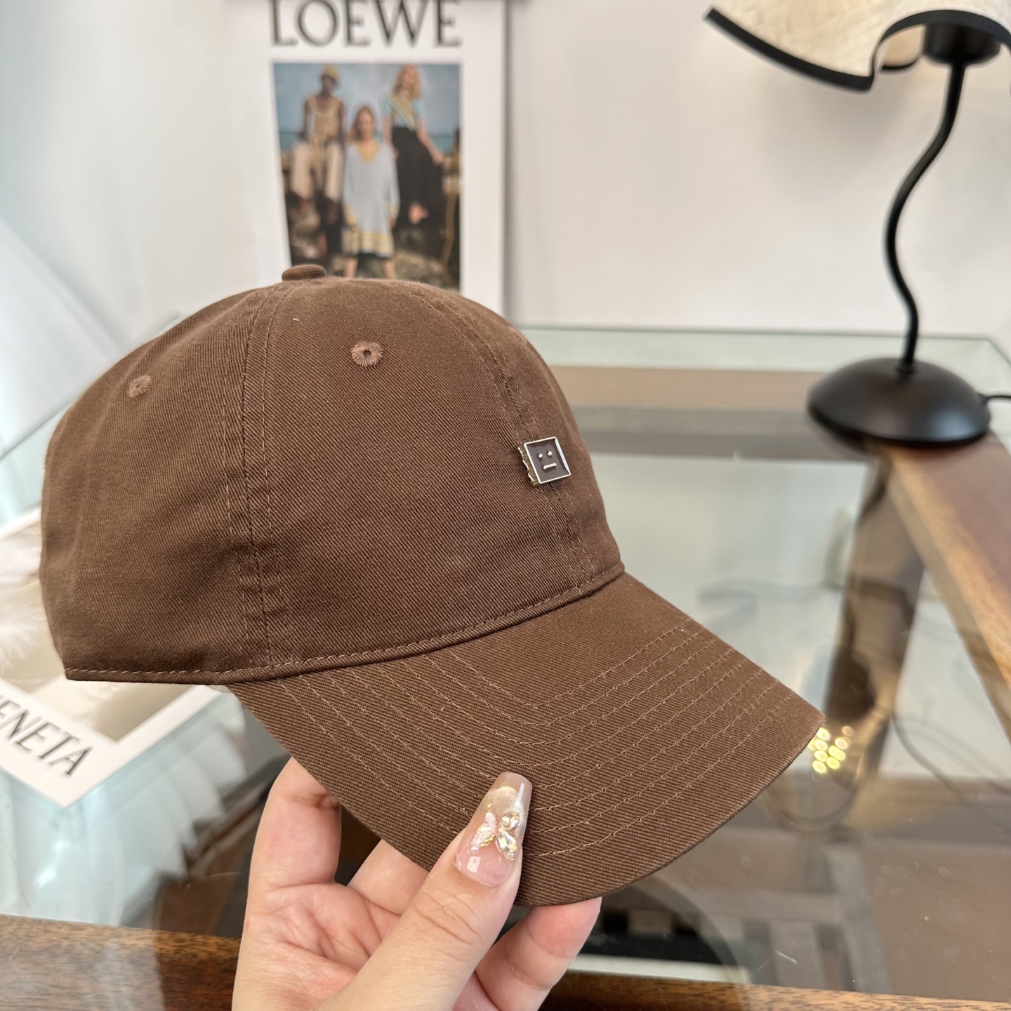 ACNE潮人至爱 复线高街字母棒球帽高品质定制凸字工艺 简约帅气~男女同款超酷时尚街头风 帽型极好