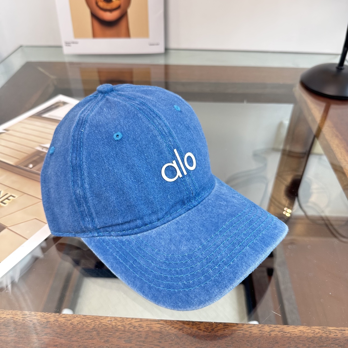 Alo 🔥爆款 新款棒球帽定制面料，简约时尚更透气，超火爆现货秒发