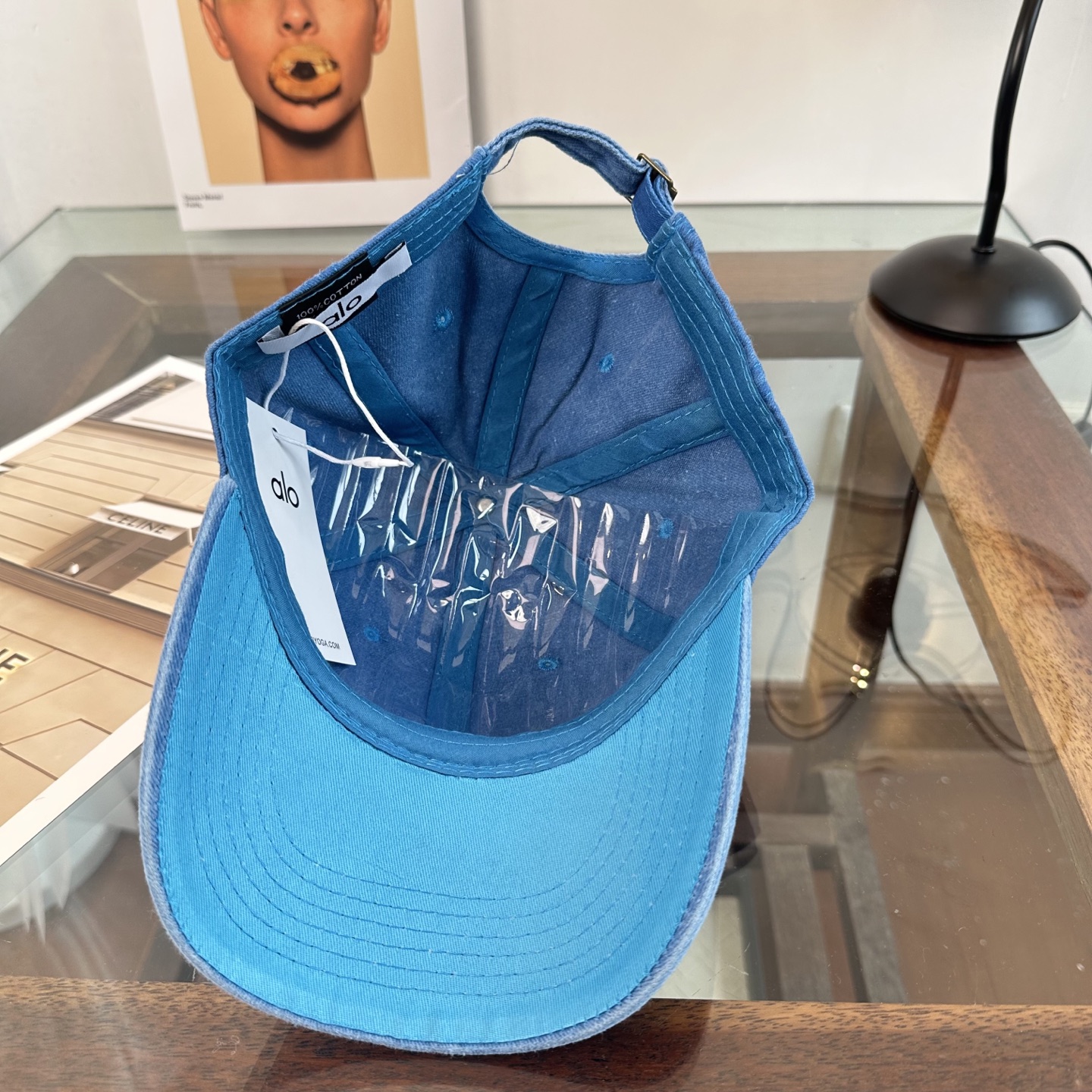 Alo 🔥爆款 新款棒球帽定制面料，简约时尚更透气，超火爆现货秒发