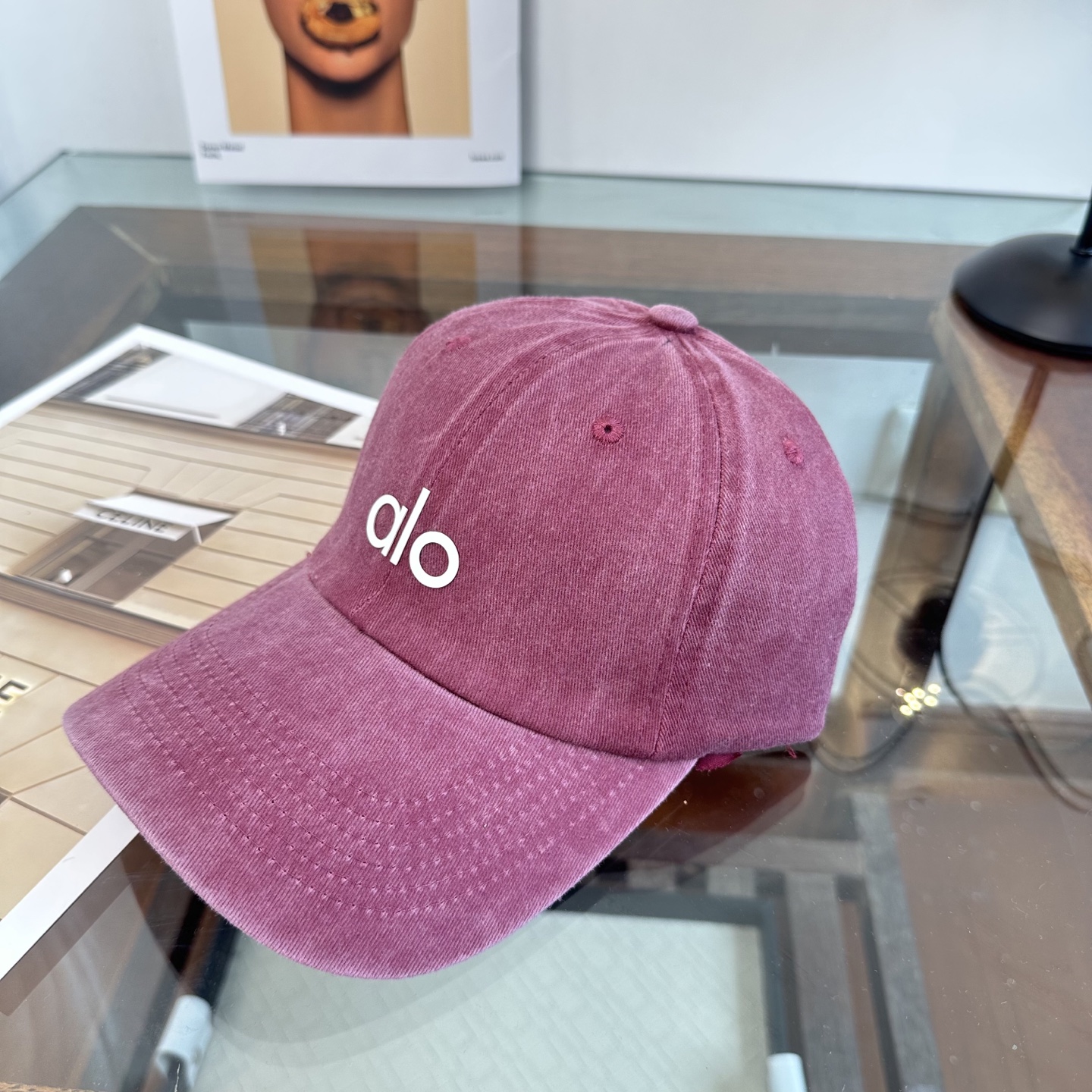 Alo 🔥爆款 新款棒球帽定制面料，简约时尚更透气，超火爆现货秒发