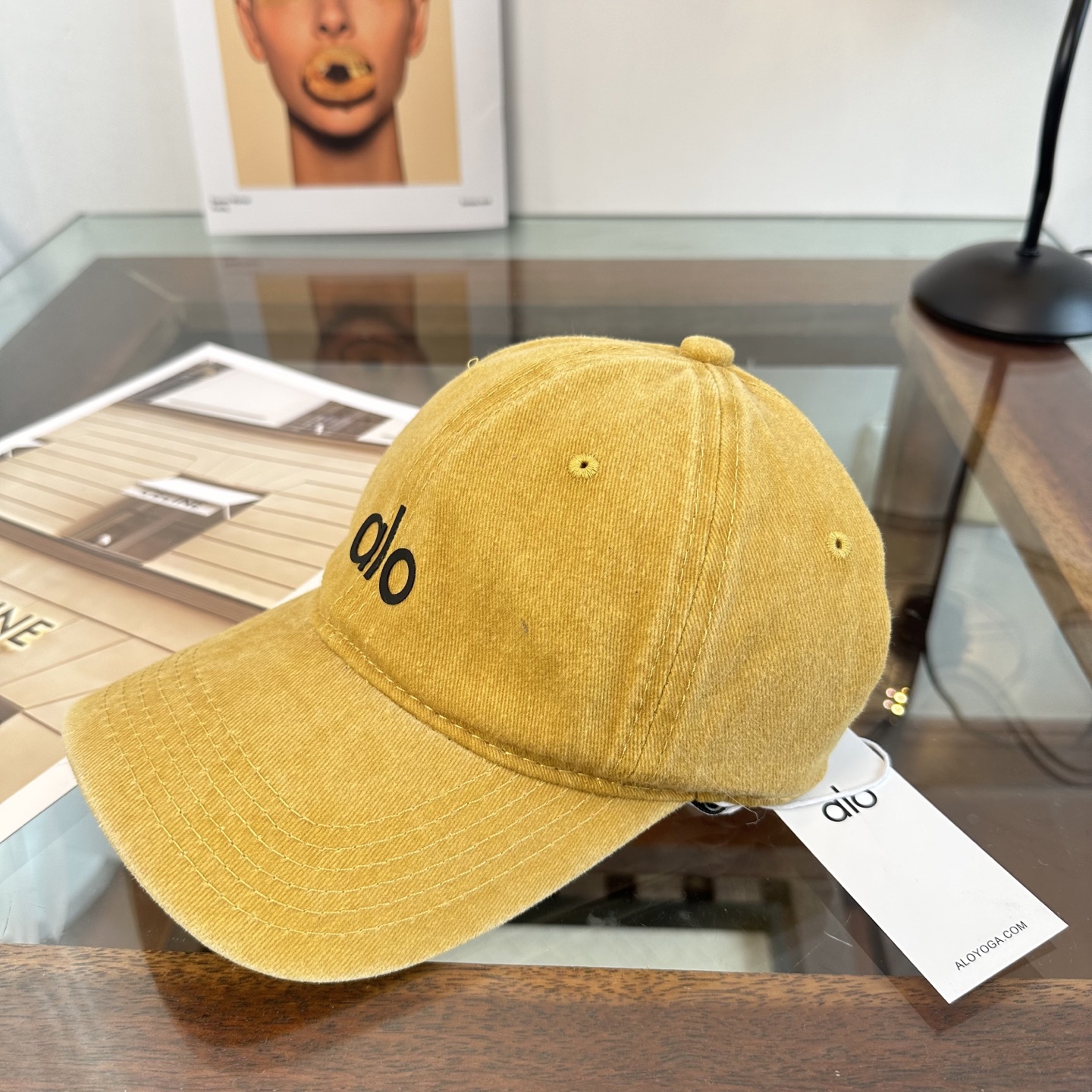 Alo 🔥爆款 新款棒球帽定制面料，简约时尚更透气，超火爆现货秒发