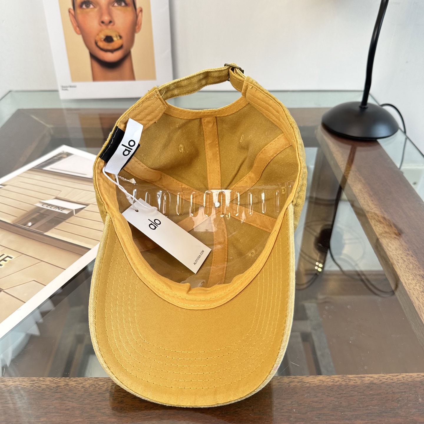 Alo 🔥爆款 新款棒球帽定制面料，简约时尚更透气，超火爆现货秒发
