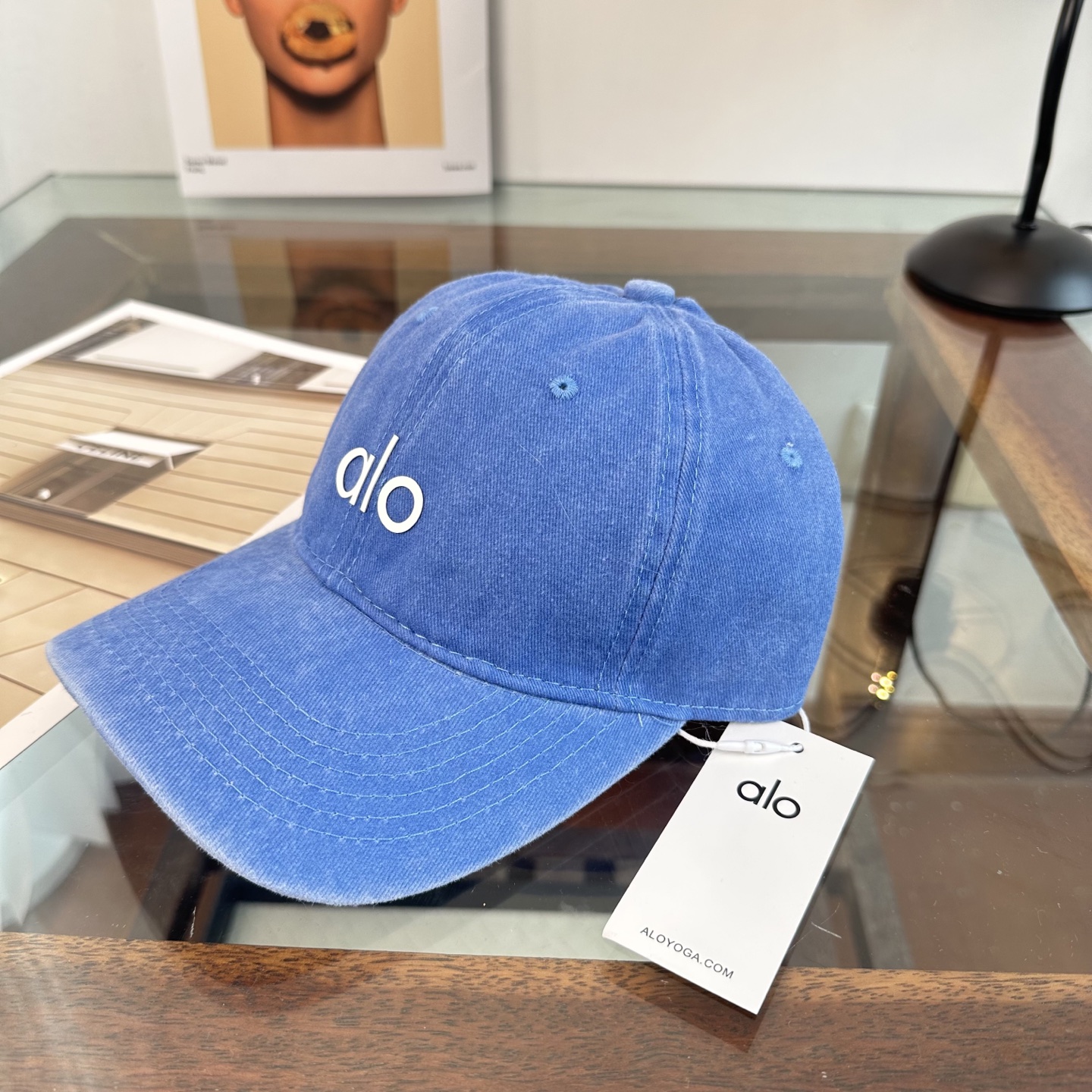 Alo 🔥爆款 新款棒球帽定制面料，简约时尚更透气，超火爆现货秒发