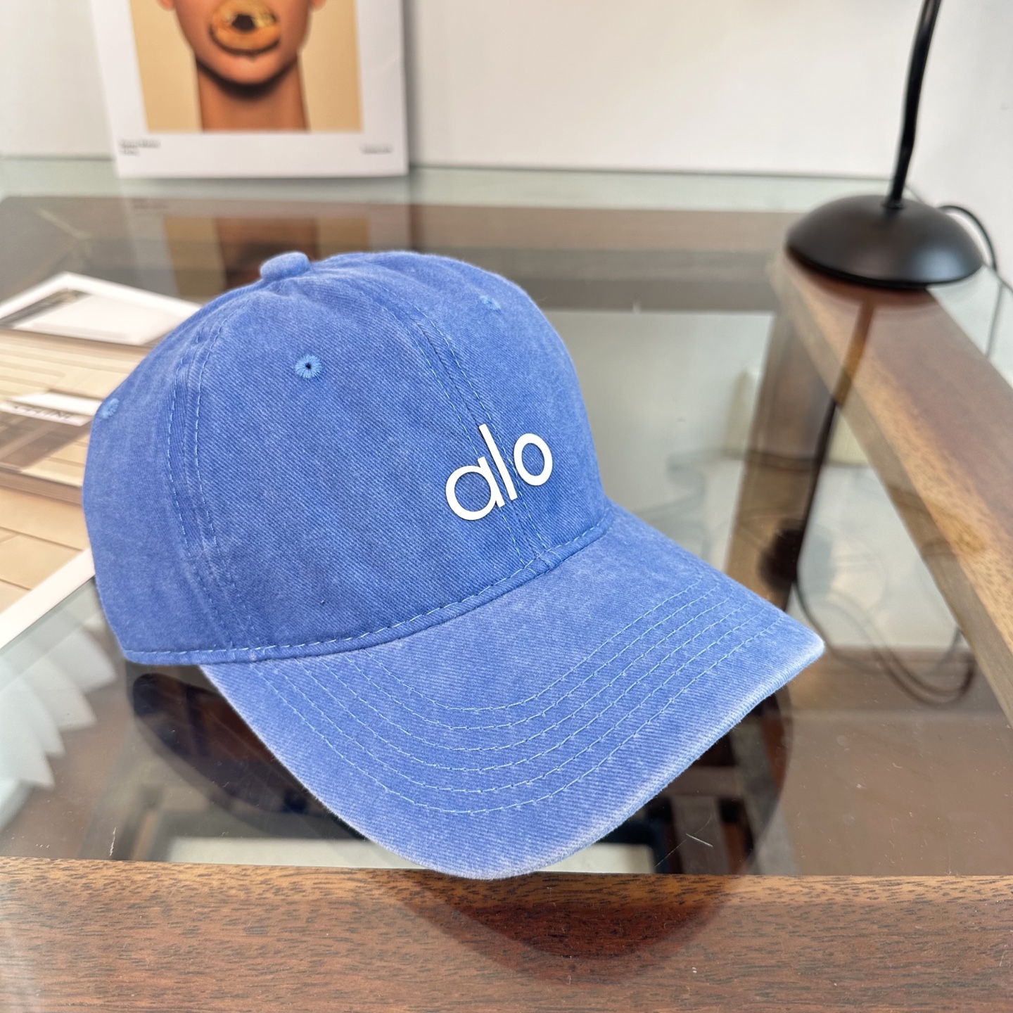 Alo 🔥爆款 新款棒球帽定制面料，简约时尚更透气，超火爆现货秒发