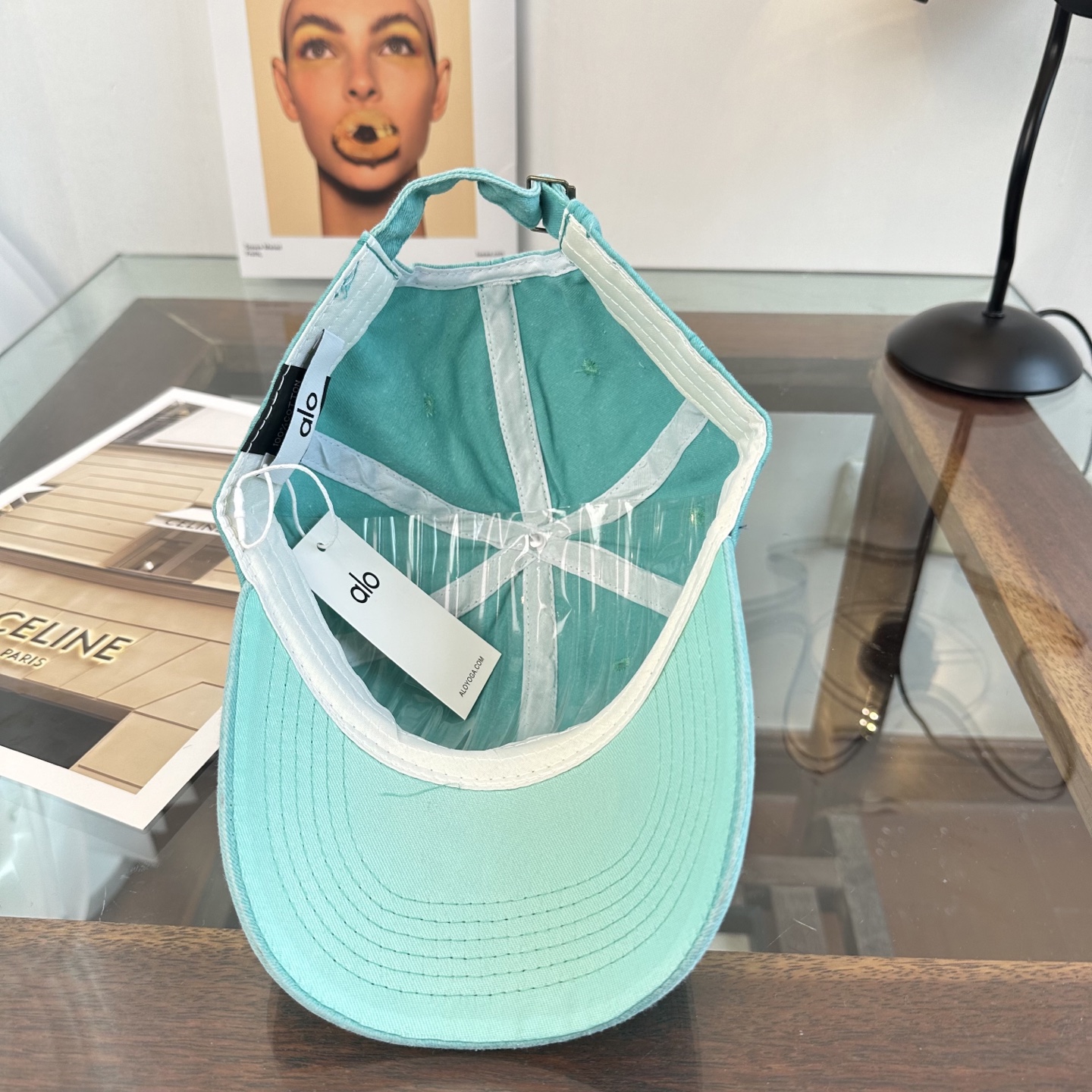 Alo 🔥爆款 新款棒球帽定制面料，简约时尚更透气，超火爆现货秒发