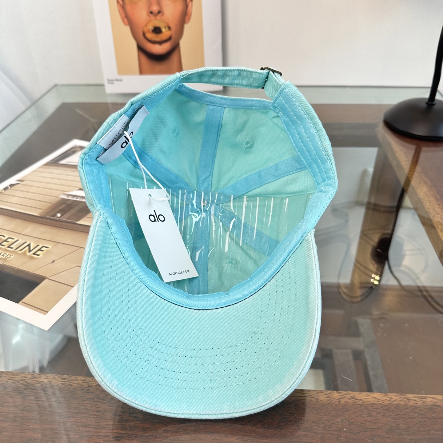 Alo 🔥爆款 新款棒球帽定制面料，简约时尚更透气，超火爆现货秒发
