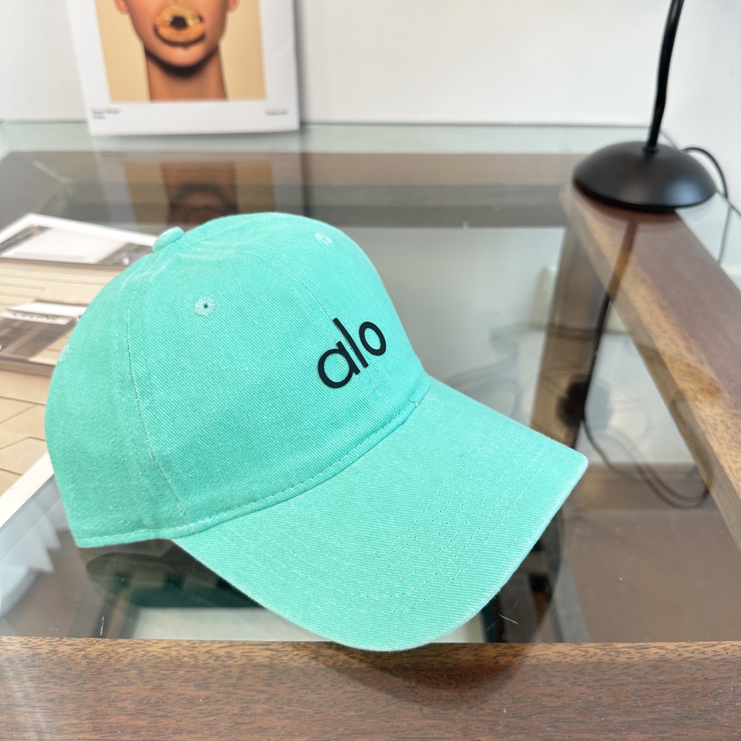 Alo 🔥爆款 新款棒球帽定制面料，简约时尚更透气，超火爆现货秒发