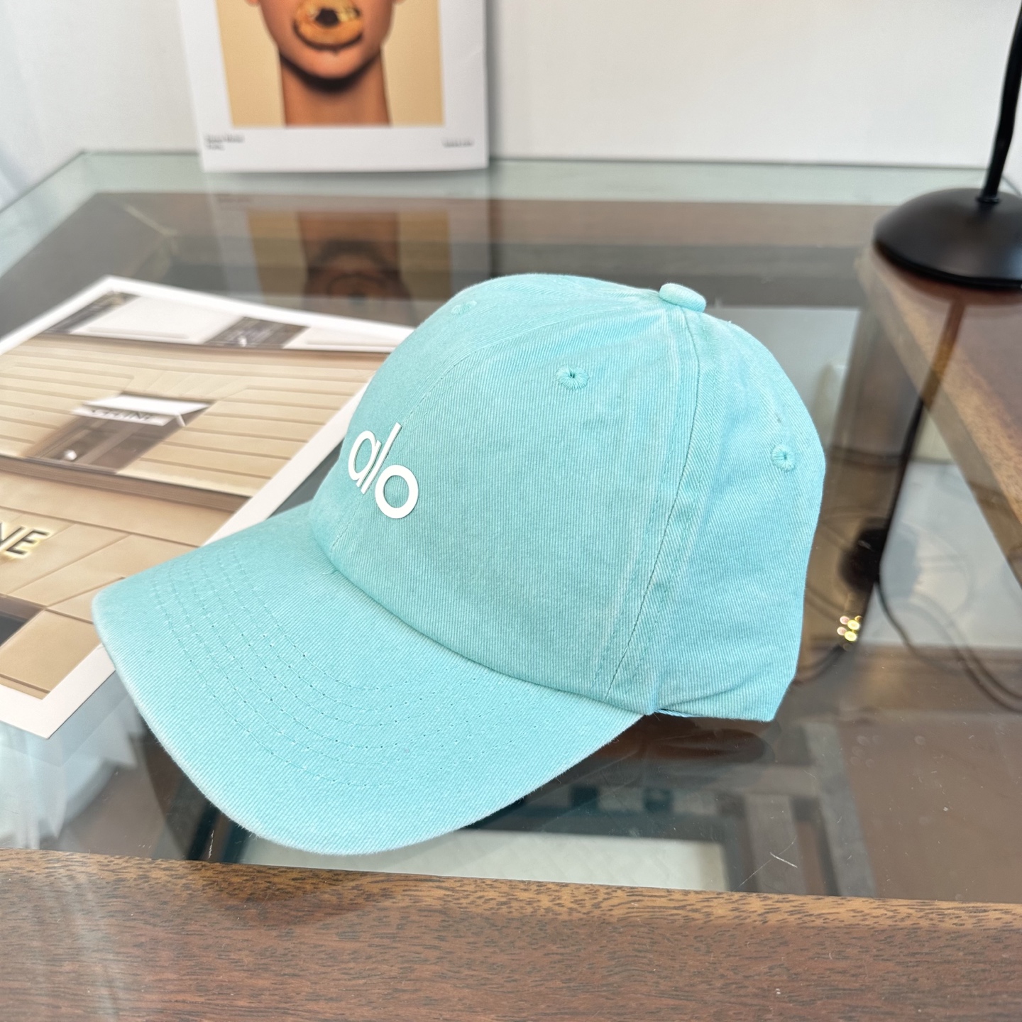 Alo 🔥爆款 新款棒球帽定制面料，简约时尚更透气，超火爆现货秒发