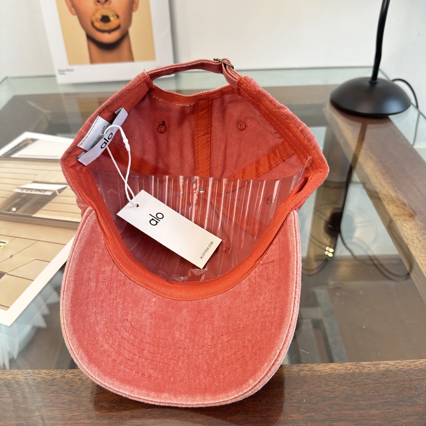 Alo 🔥爆款 新款棒球帽定制面料，简约时尚更透气，超火爆现货秒发