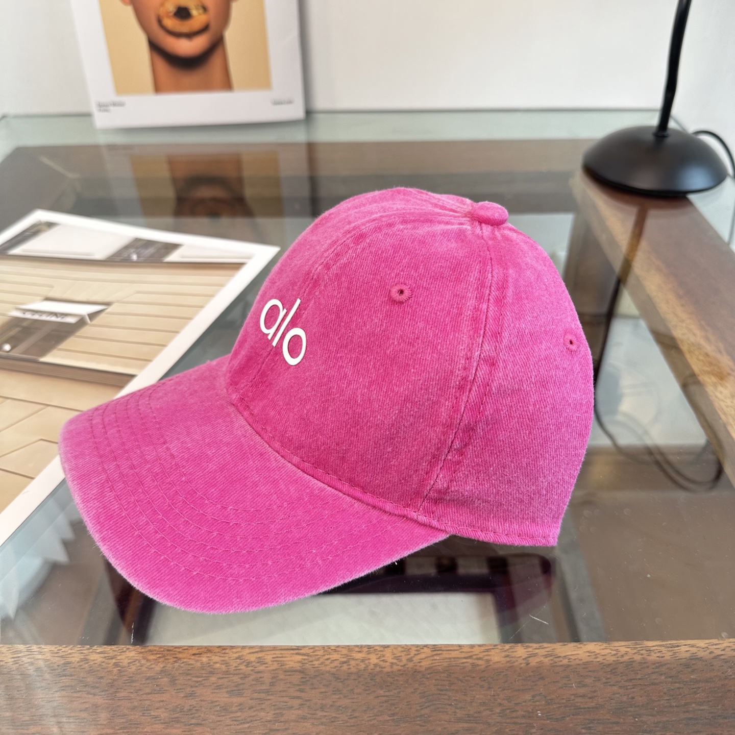 Alo 🔥爆款 新款棒球帽定制面料，简约时尚更透气，超火爆现货秒发